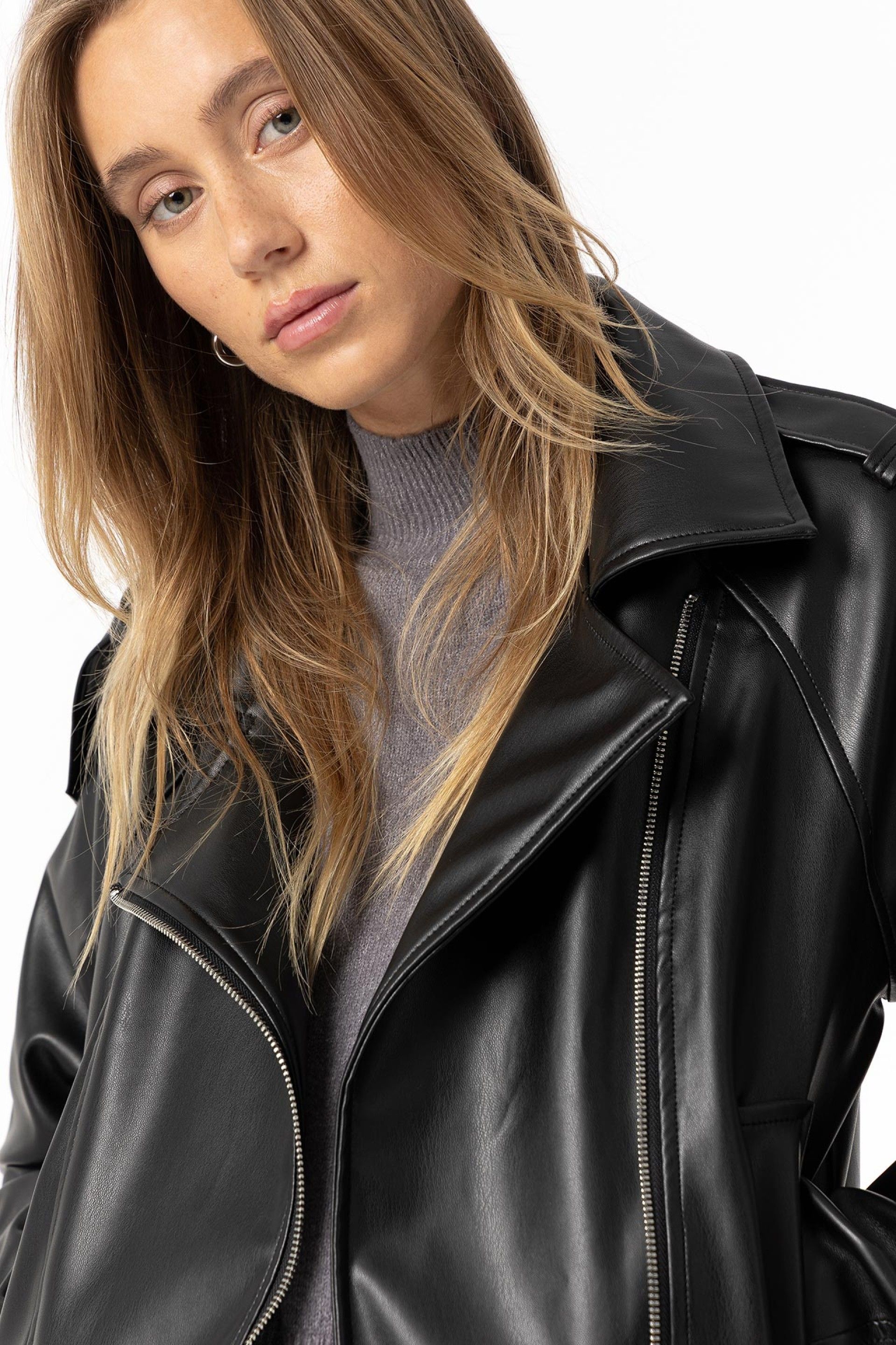 Chaqueta Polipiel Bree Negra