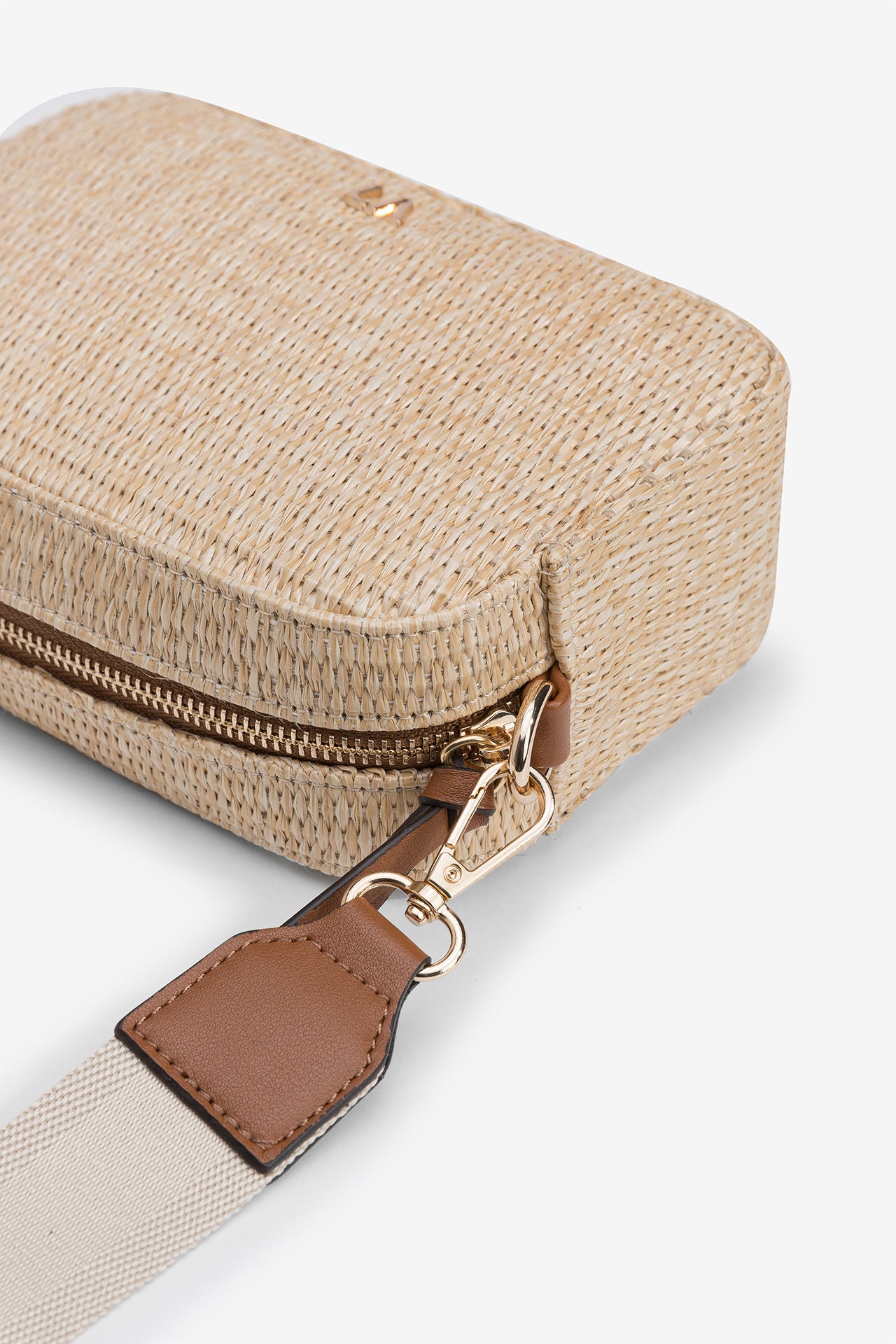 Bandolera Rafia Beige 4416