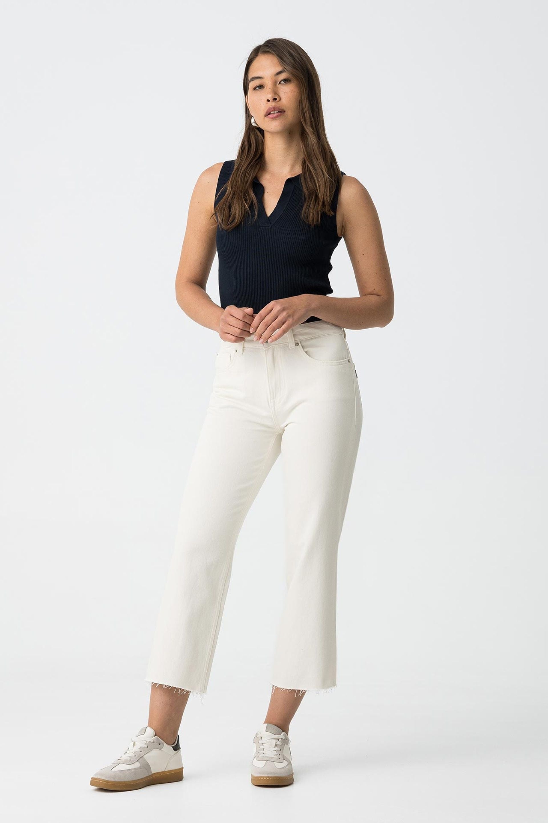 Jeans SOLANGE Blanco