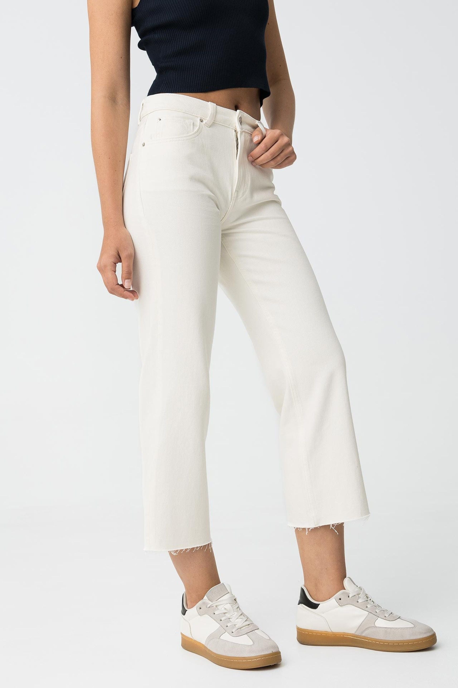 Jeans SOLANGE Blanco