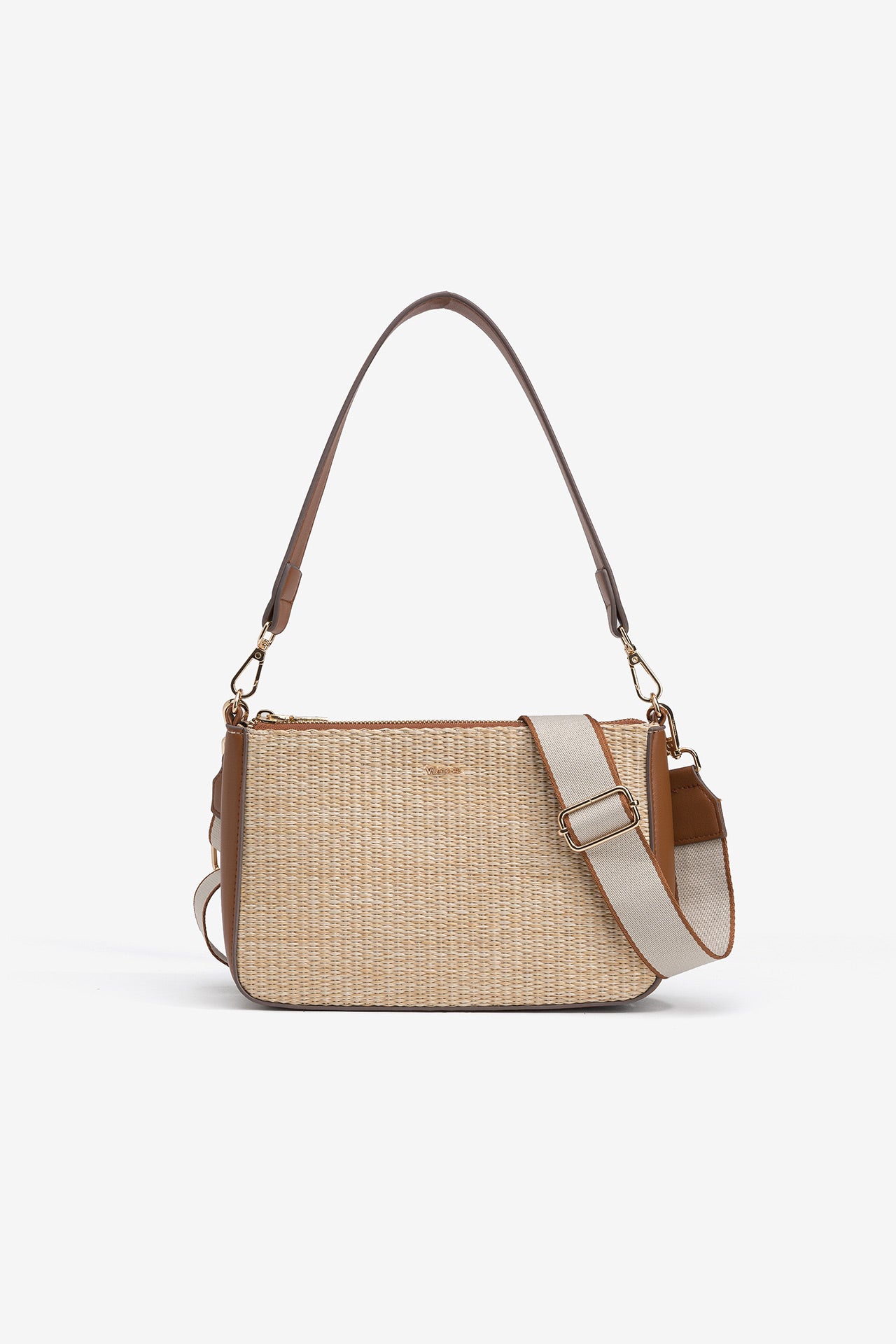 Bandolera Rafia Beige 4378