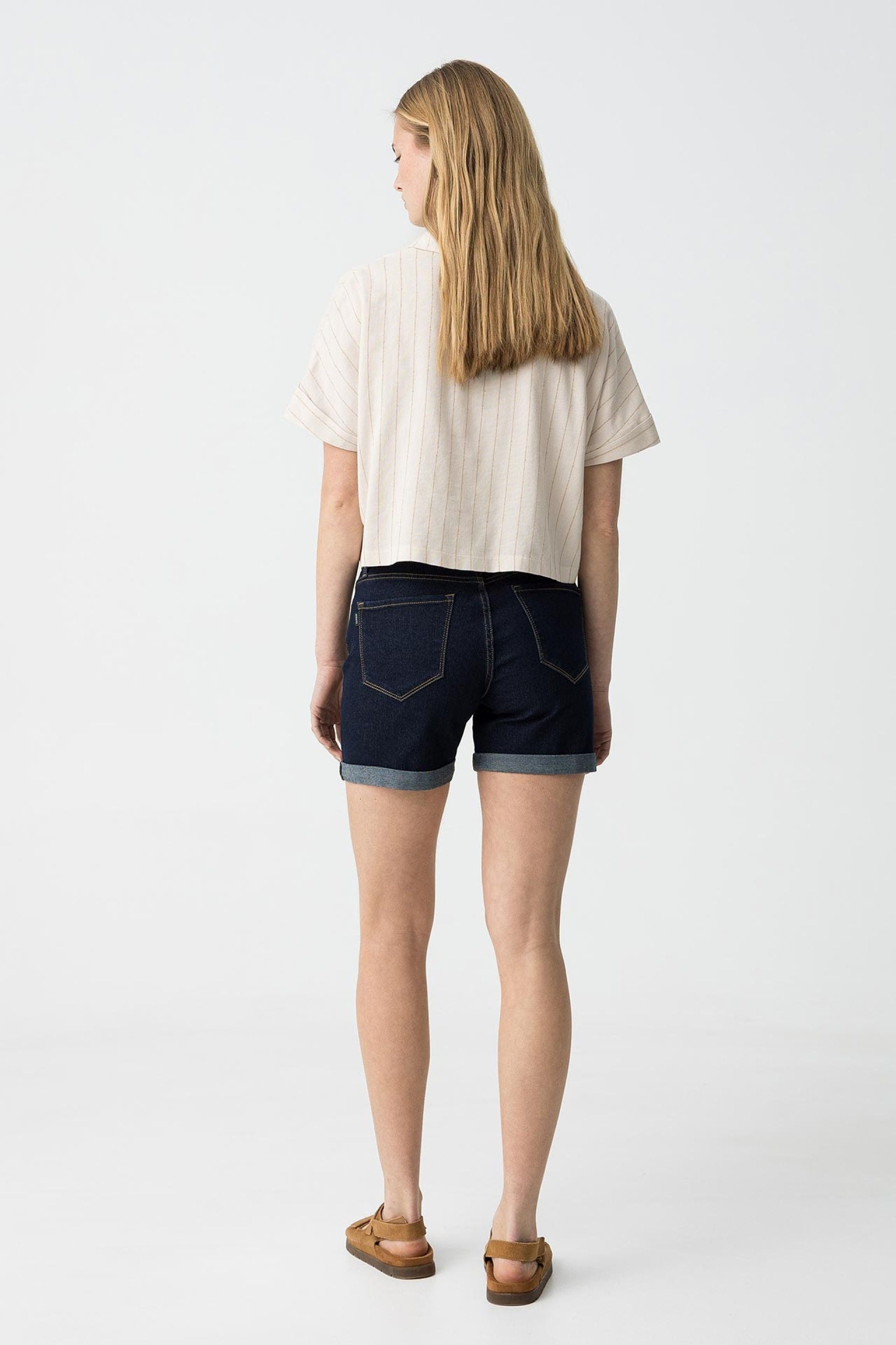 Jeans Corto Oscuro Rachel47 E10