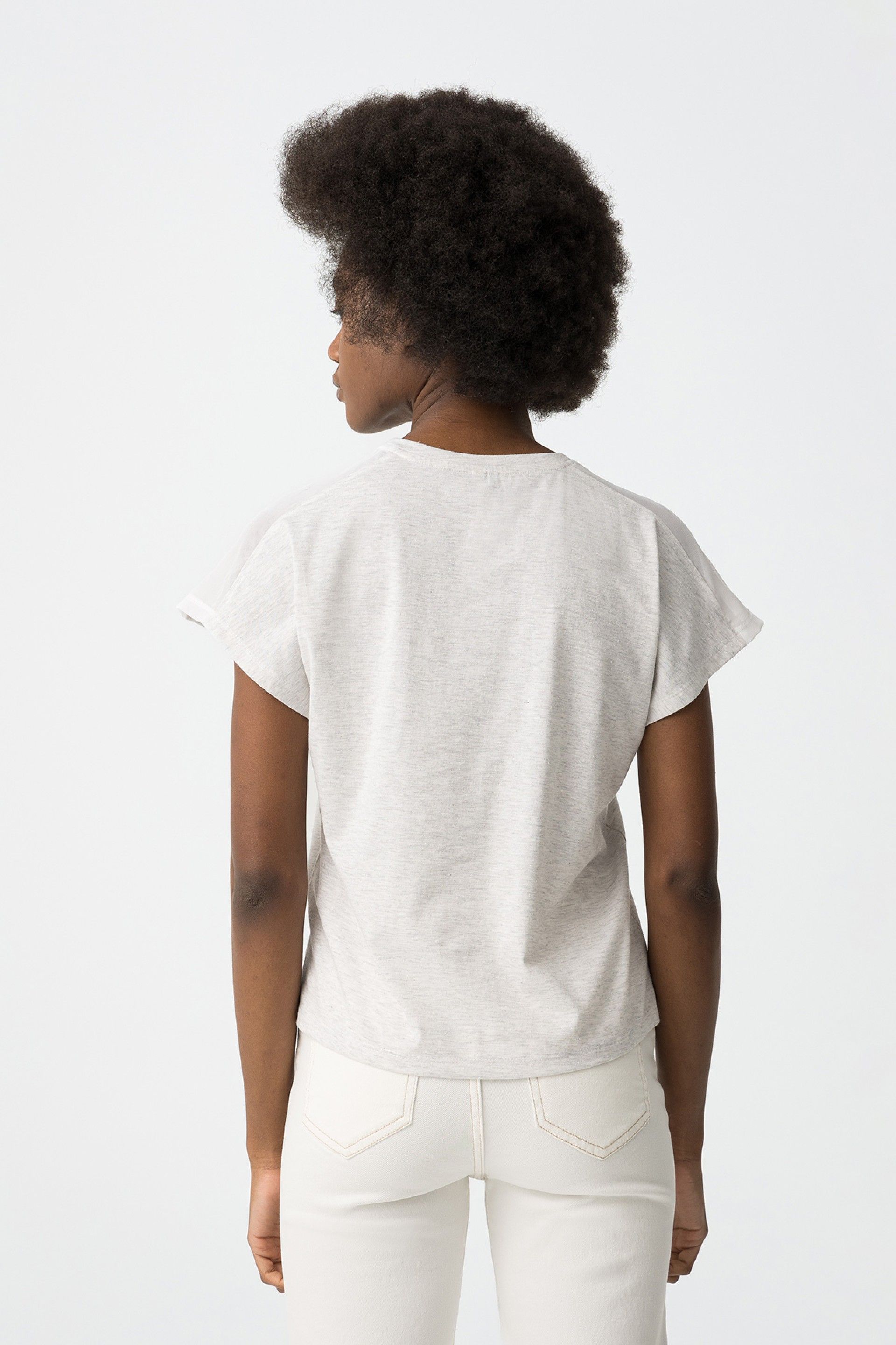Camiseta Beby Gris