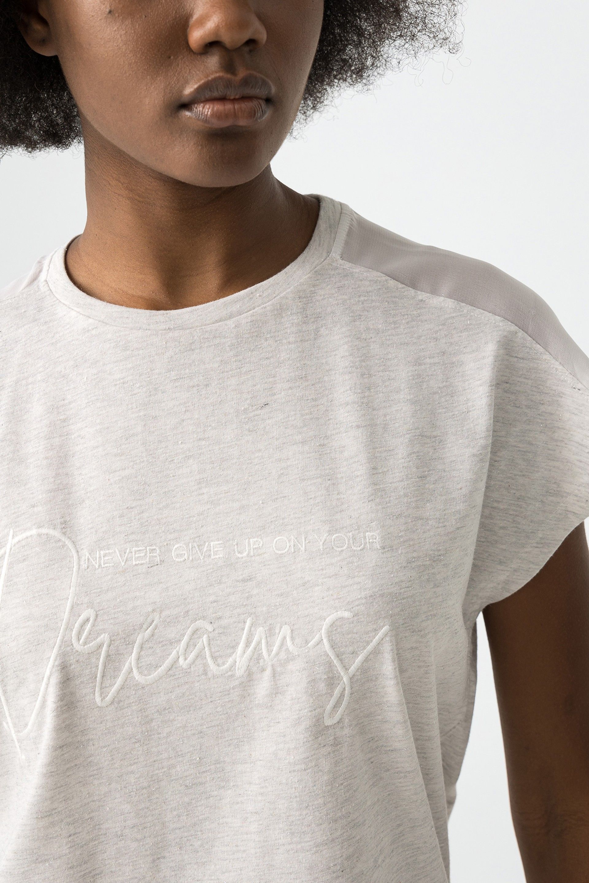 Camiseta Beby Gris