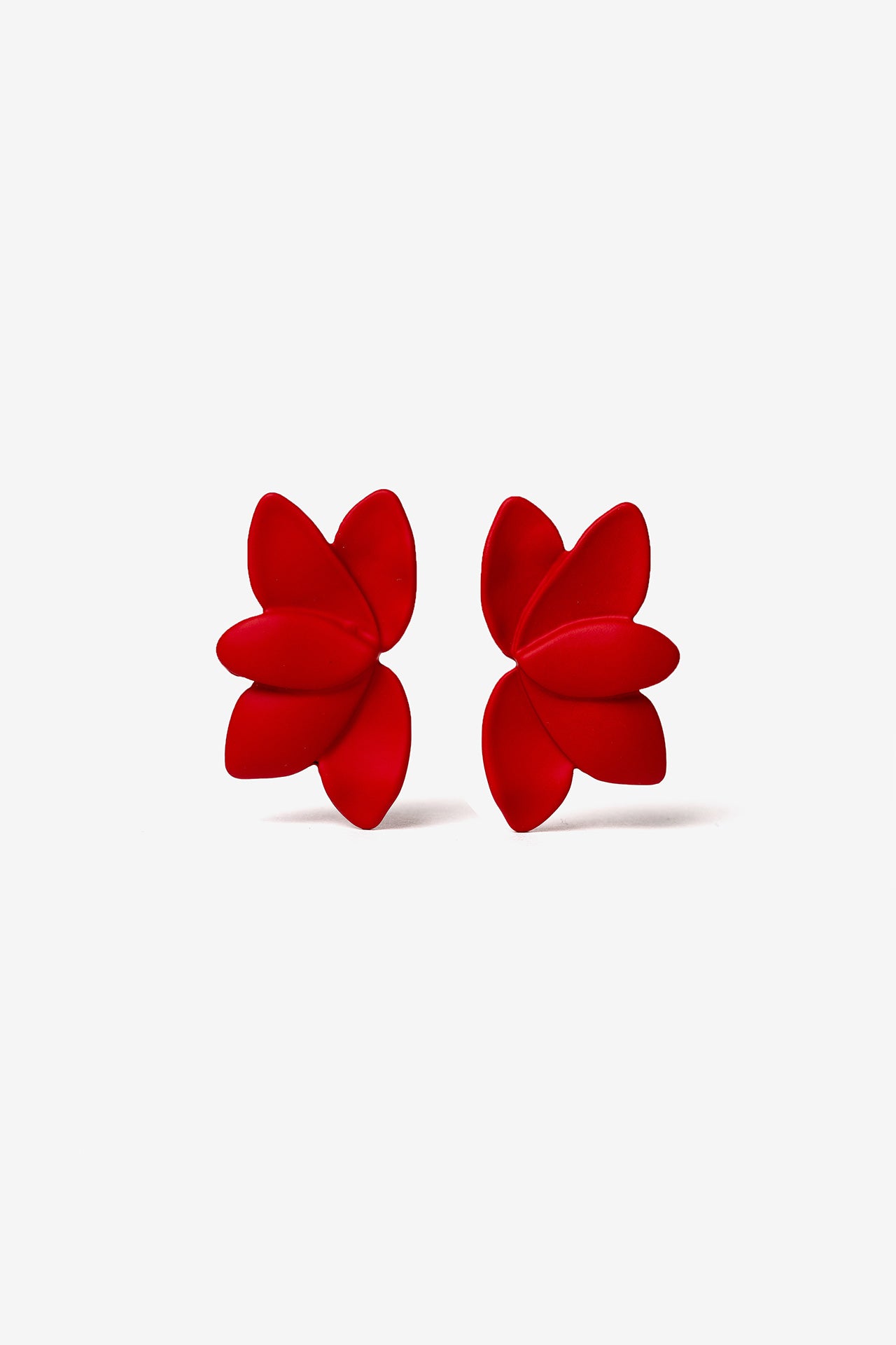 Pendientes Hojas Rojos 9165