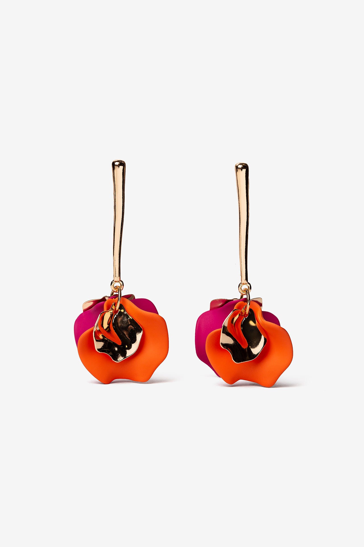 Pendientes Pétalos Bicolor 9608