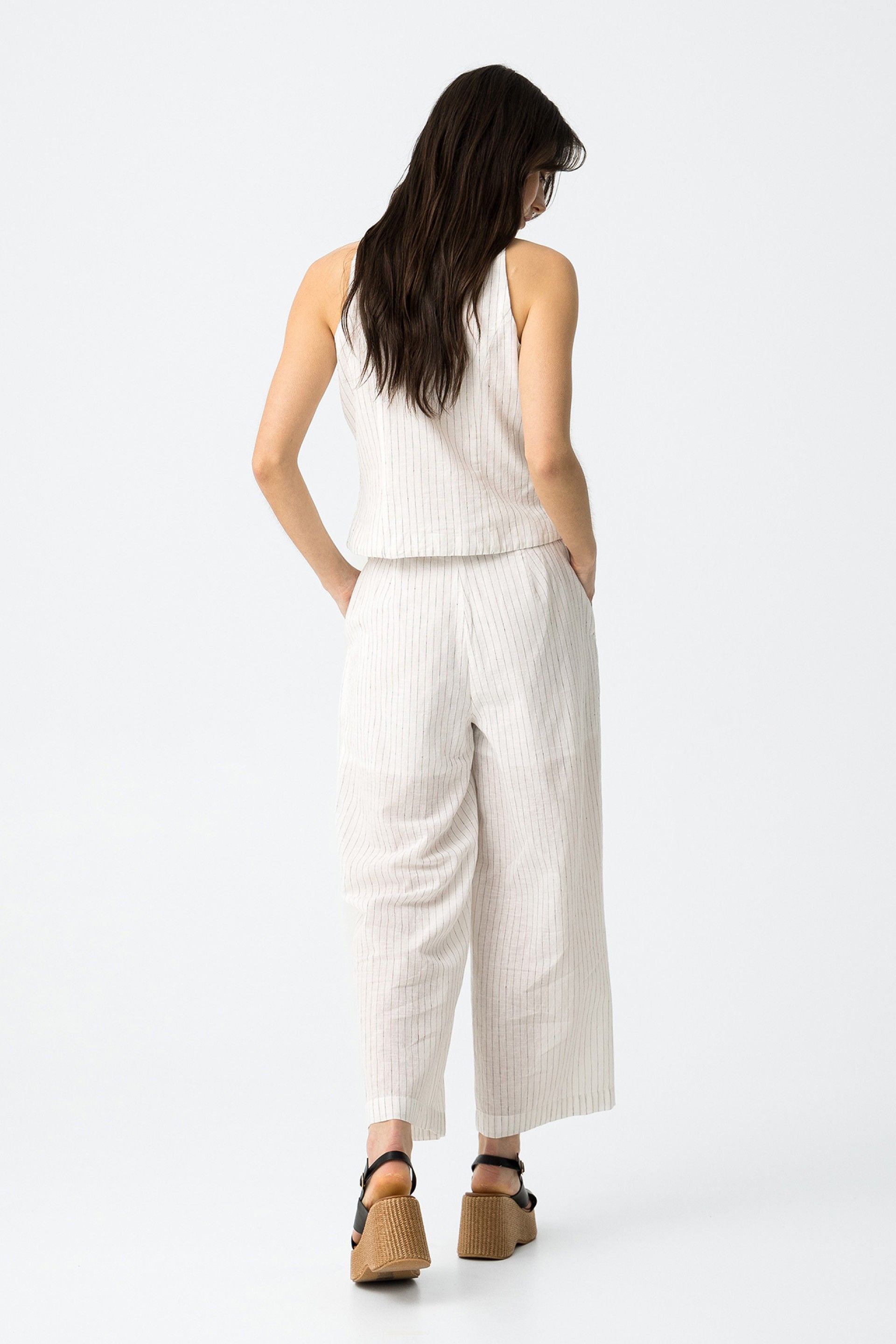Pantalón Genesis Rayas Blanco