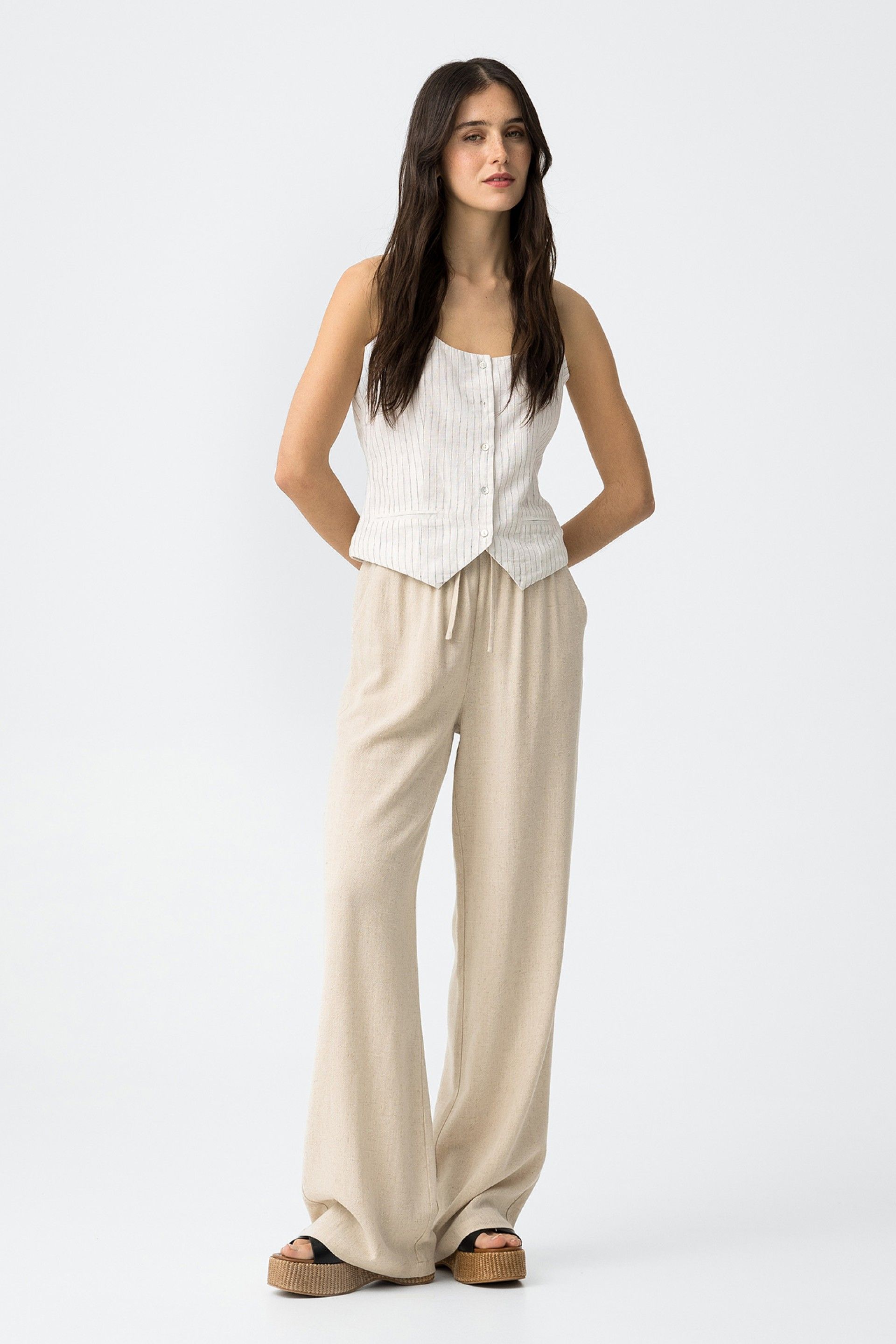 Pantalón Ruthy Beige