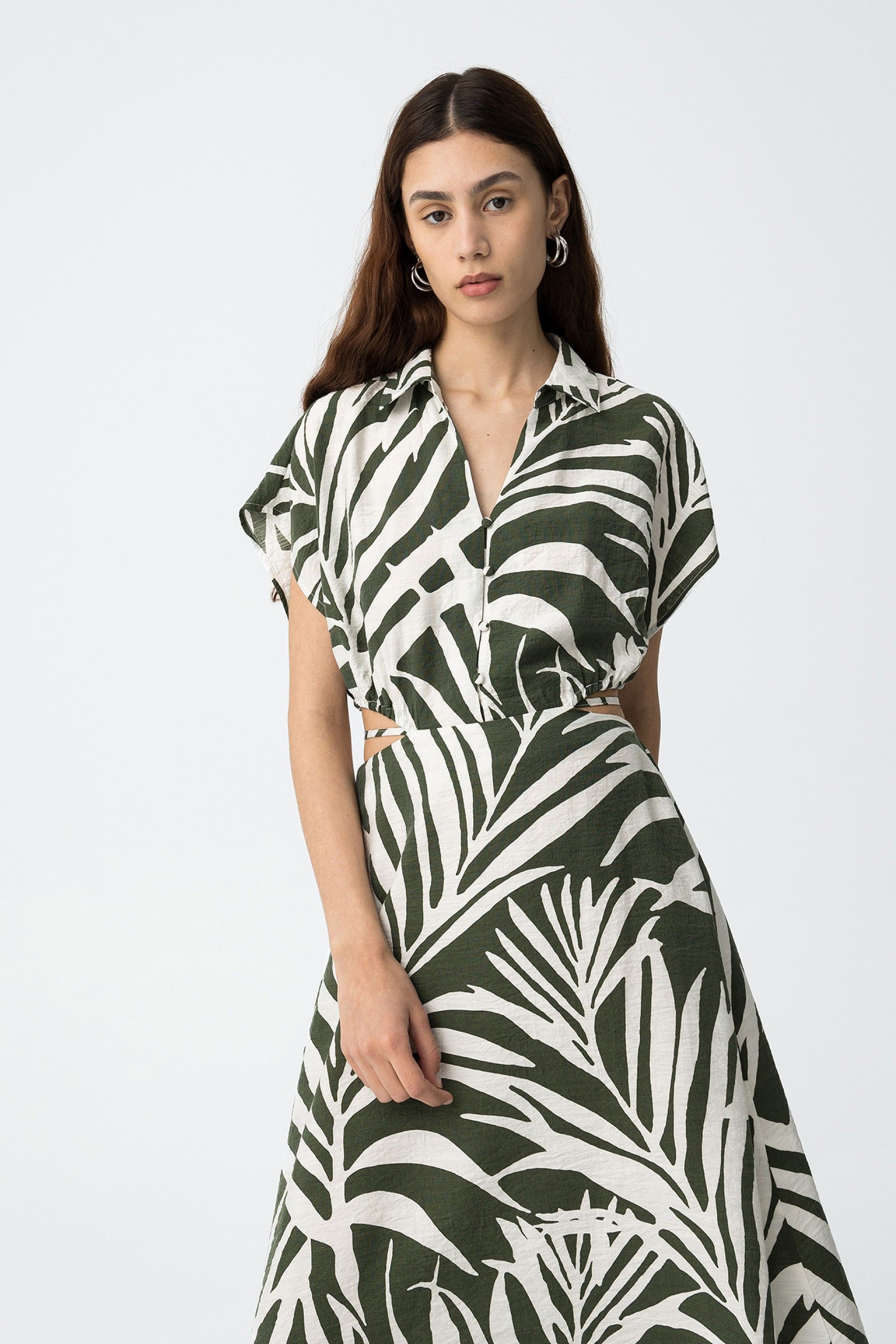 Vestido Midi Corneto Verde