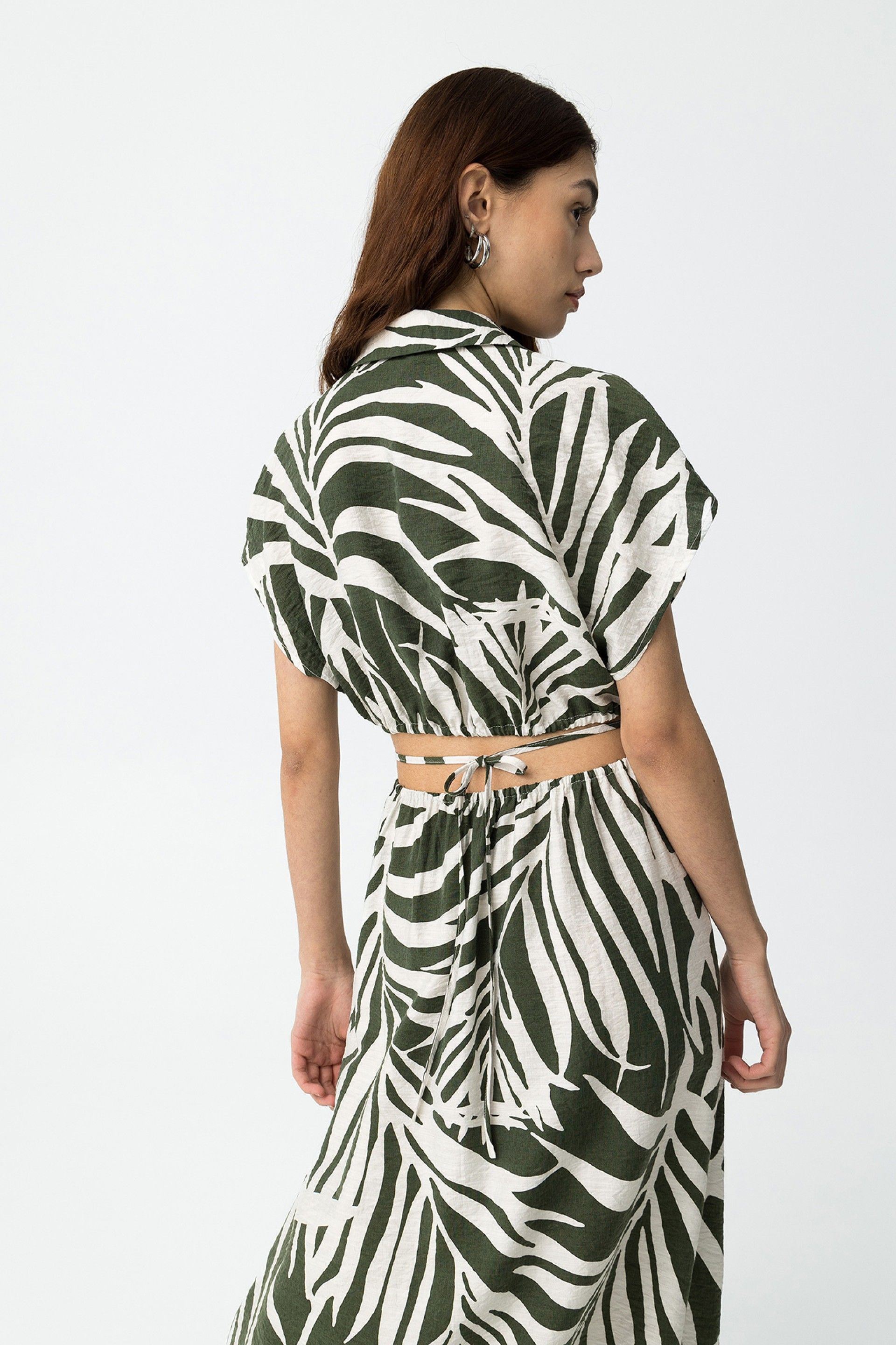 Vestido Midi Corneto Verde