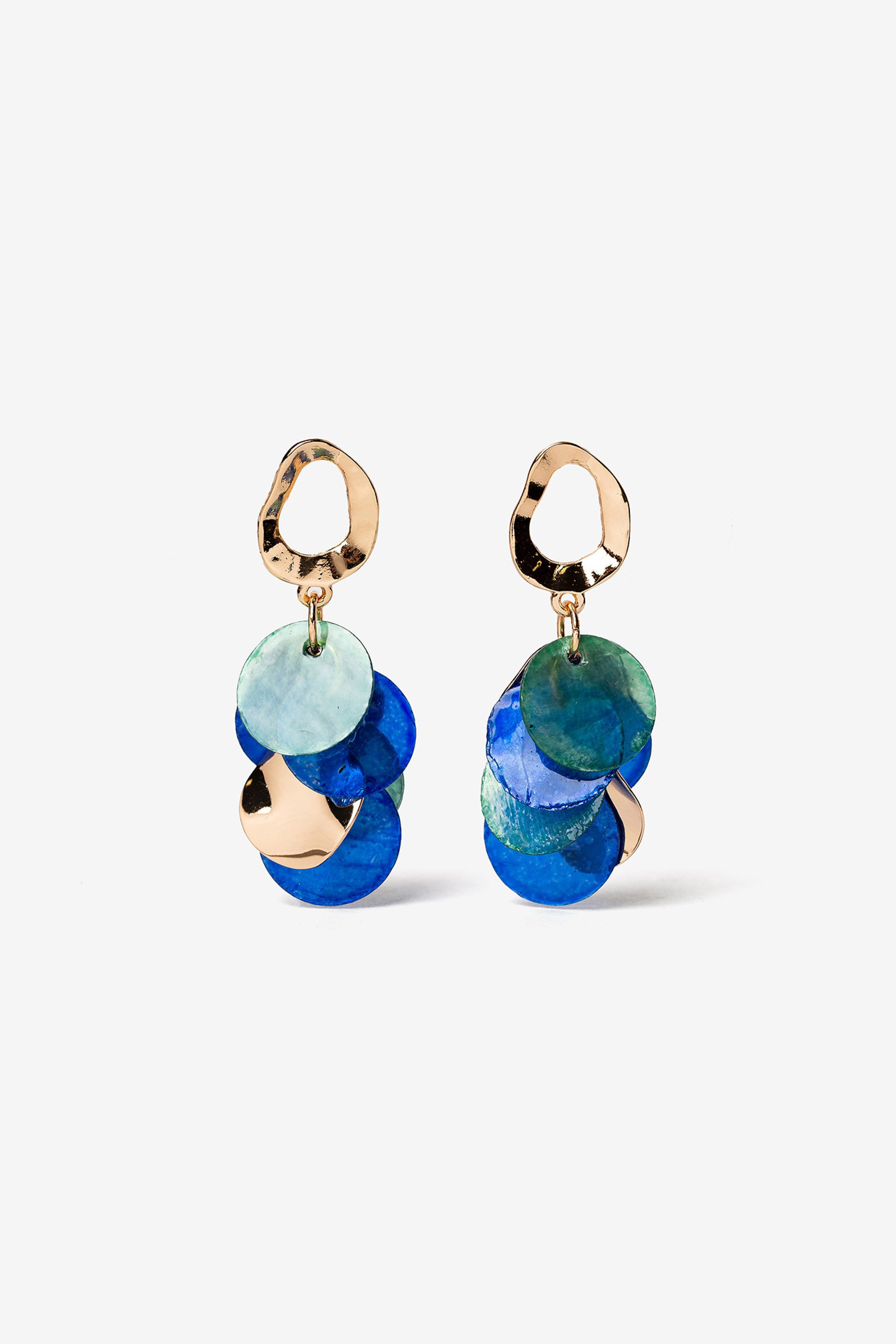 Pendientes Nácar Bicolor 9605