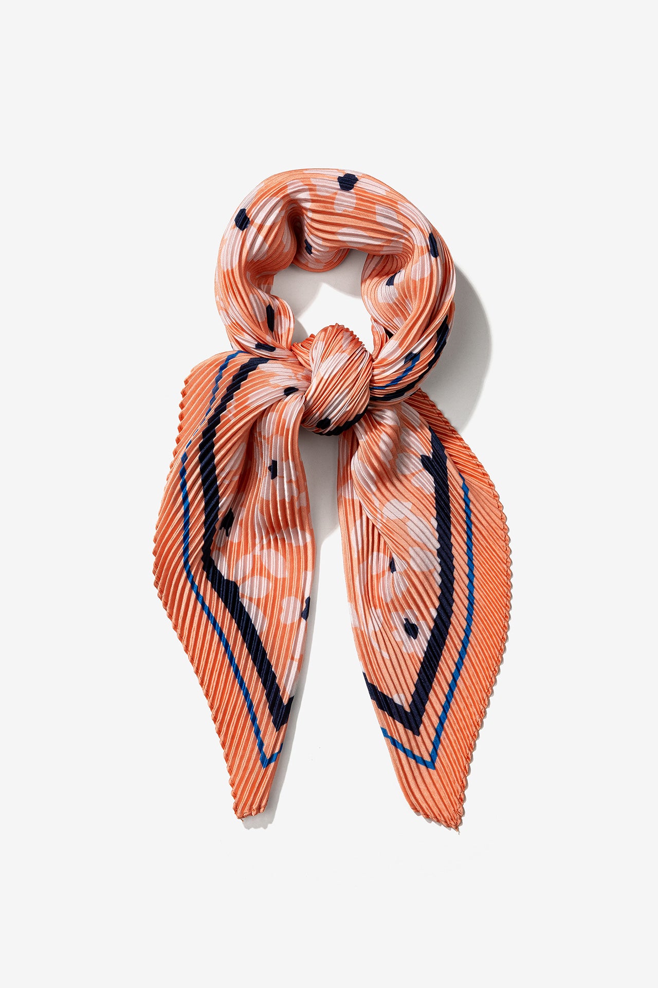 Pañuelo Cuello Floral Naranja 193