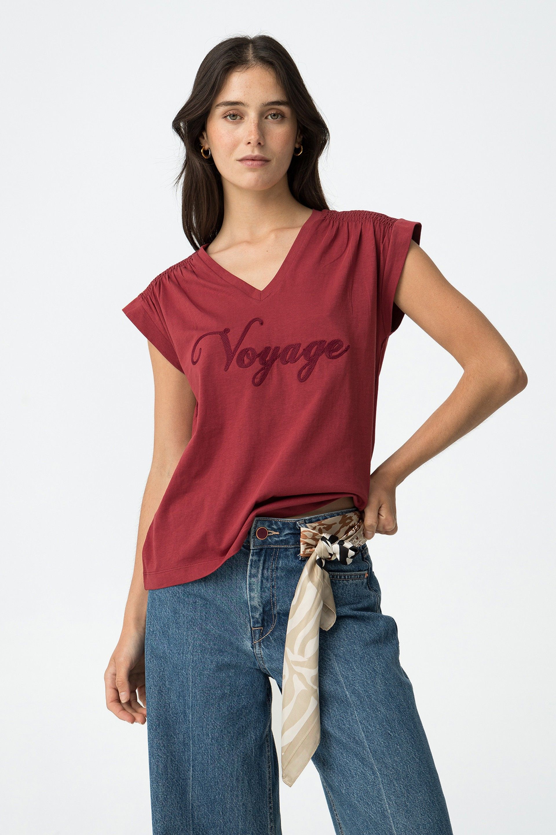 Camiseta Cammie Granate