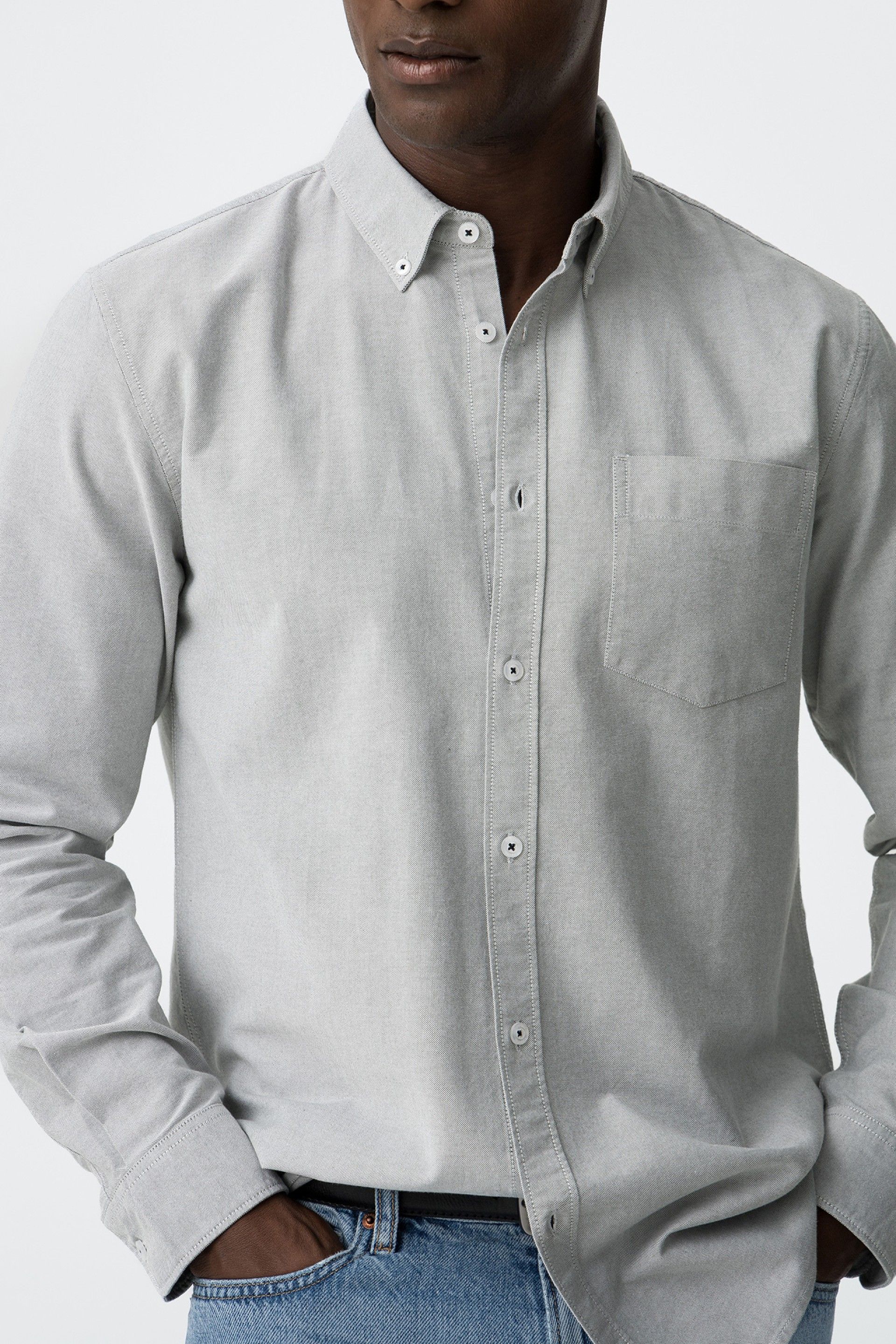 Camisa Tommy Gris Verdoso