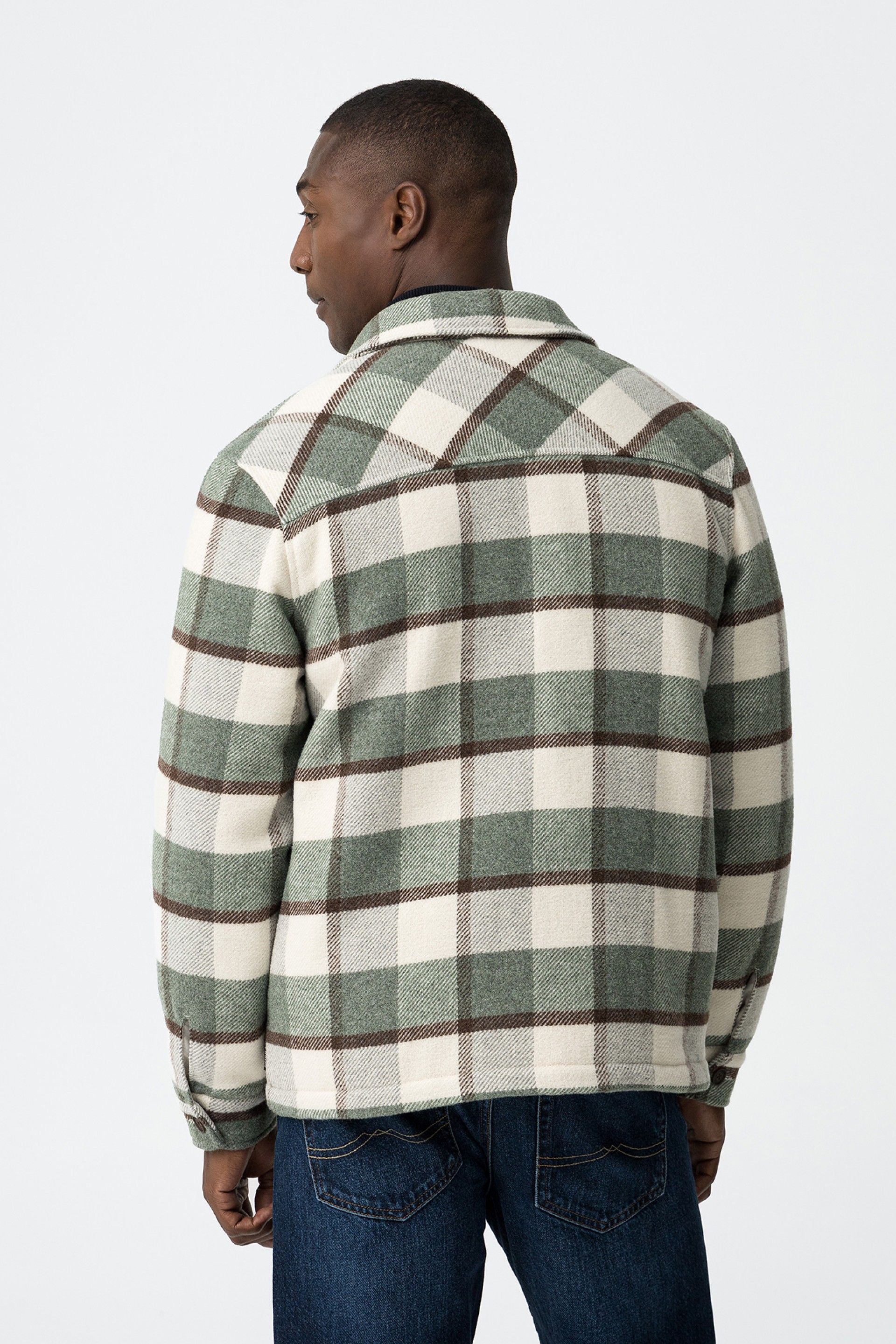 Chaqueta Perth Cuadros Verde