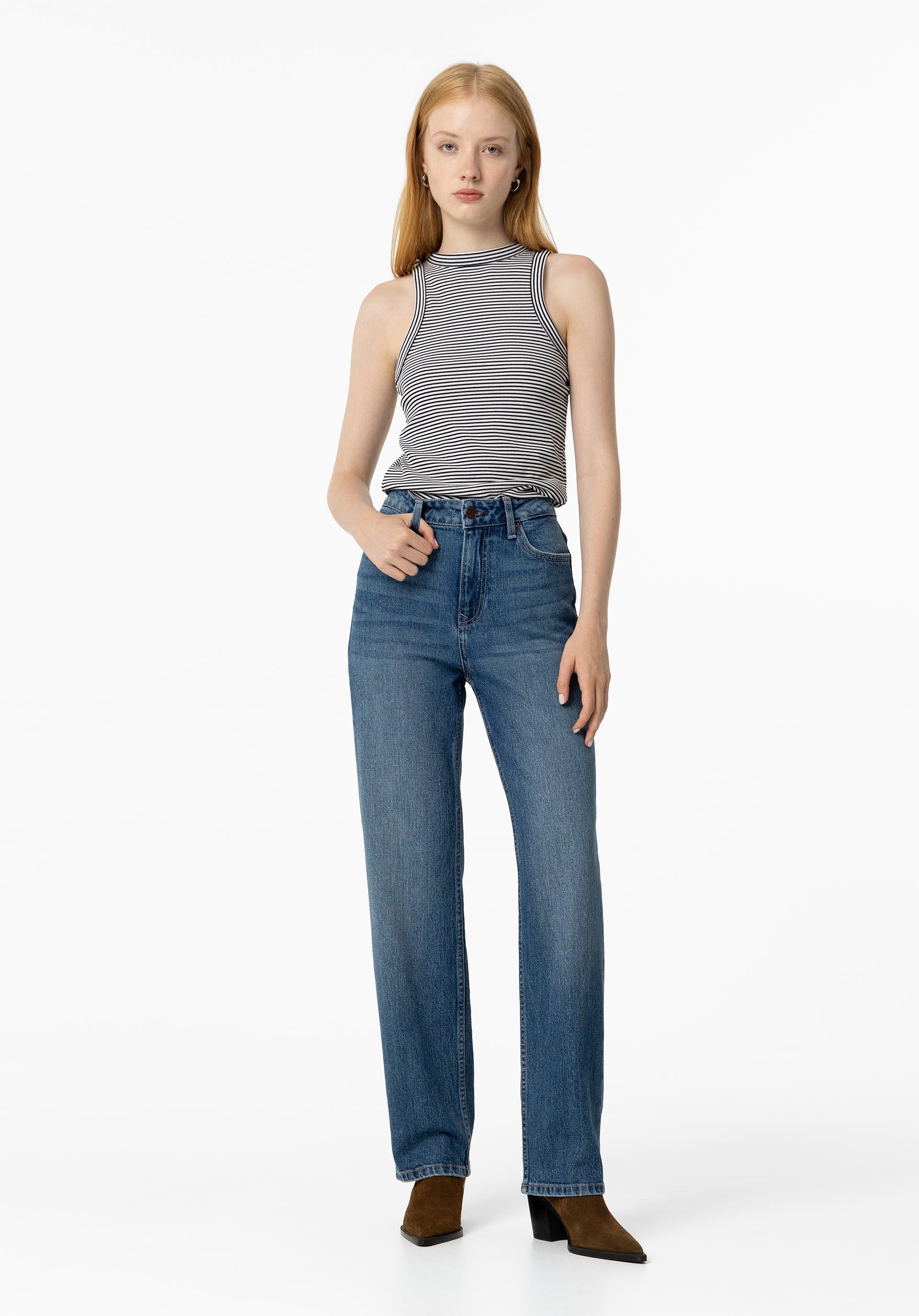Jeans Recto Amy Azul M10