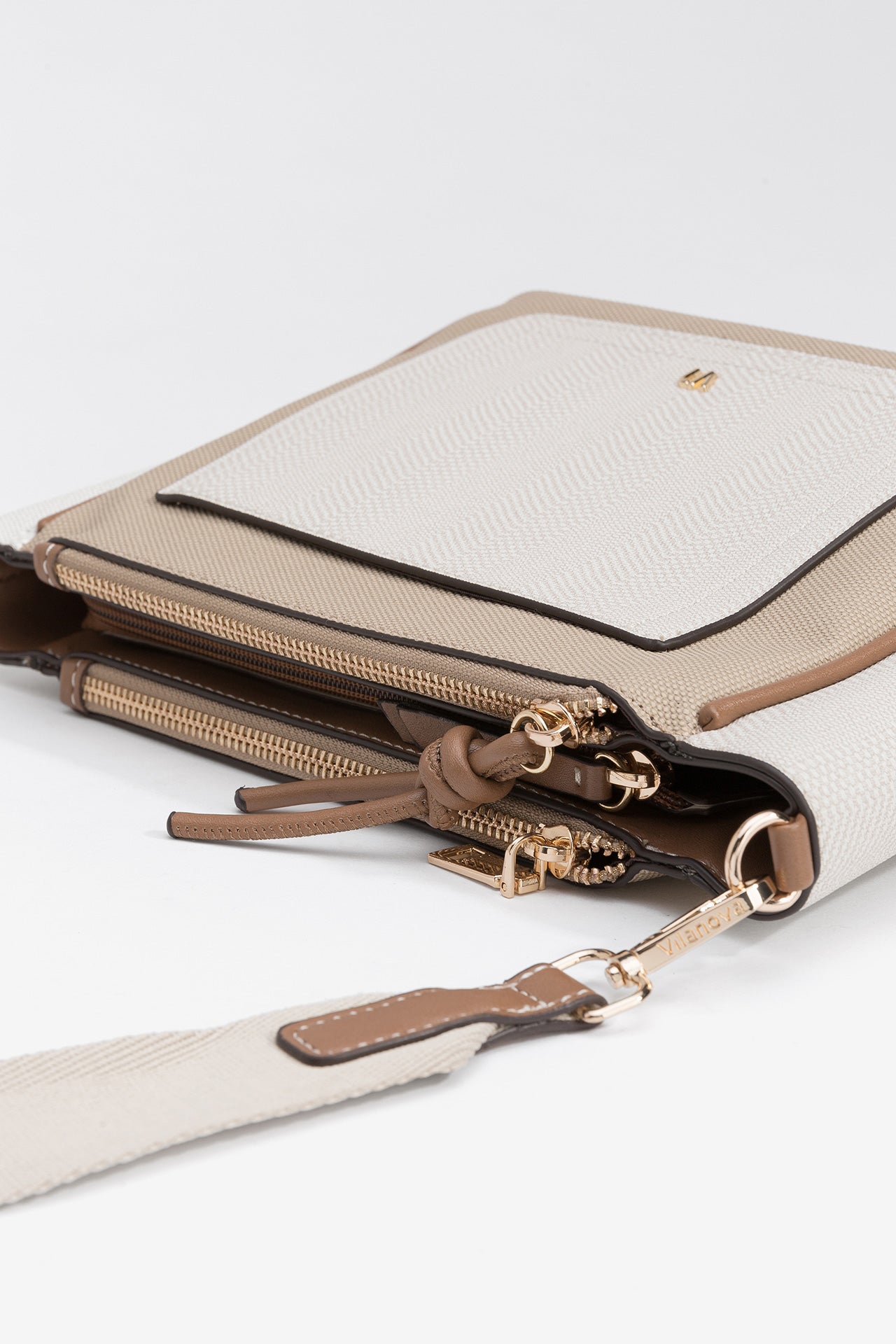 Bandolera Tricolor Beige 4541