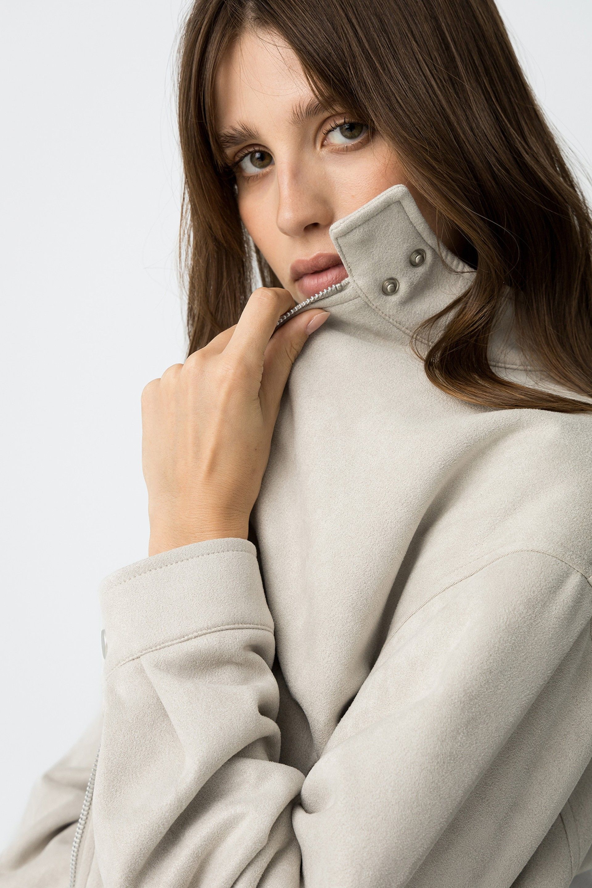 Chaqueta Leeden Gris Piedra