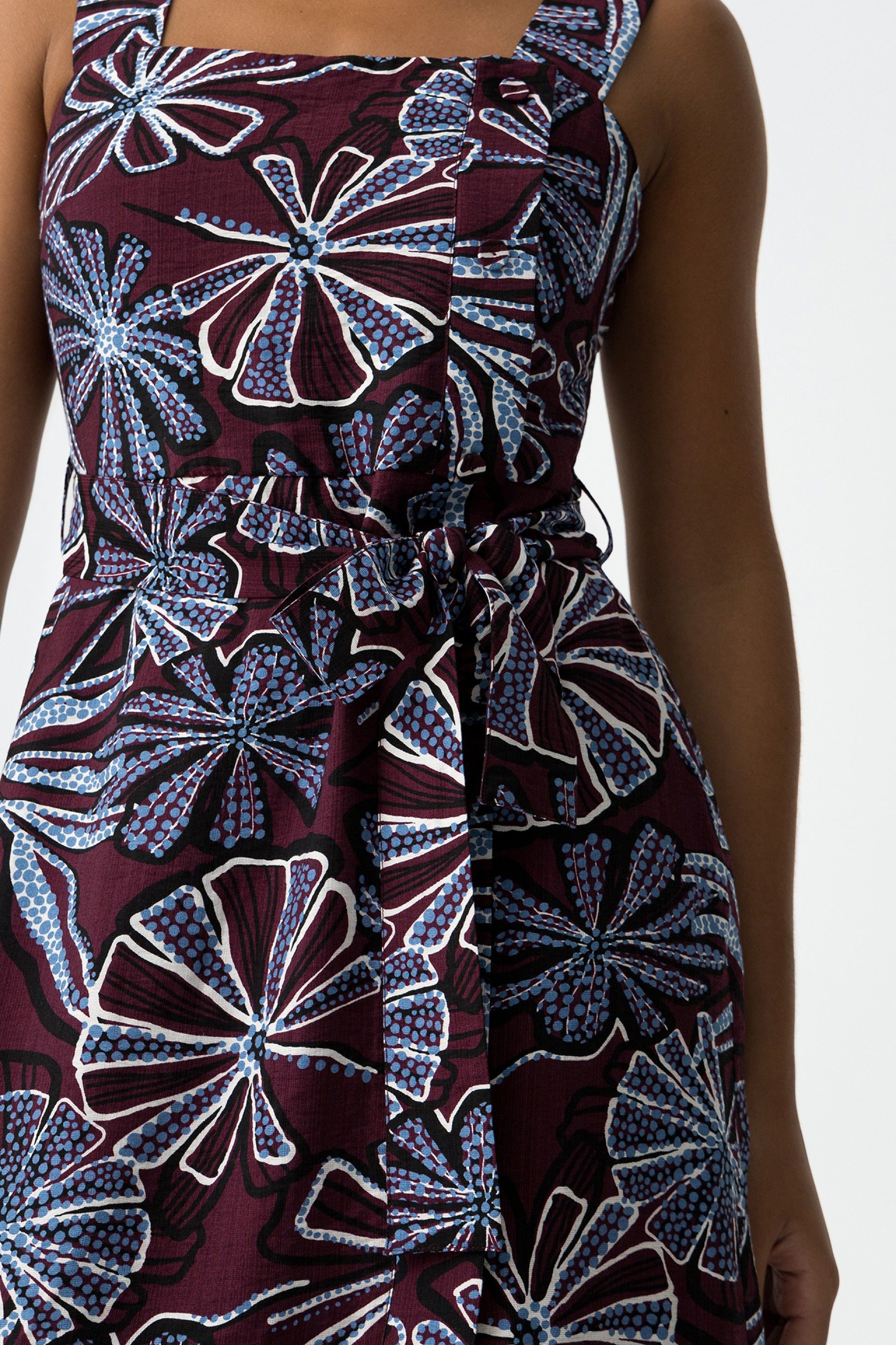 Vestido Burton Granate