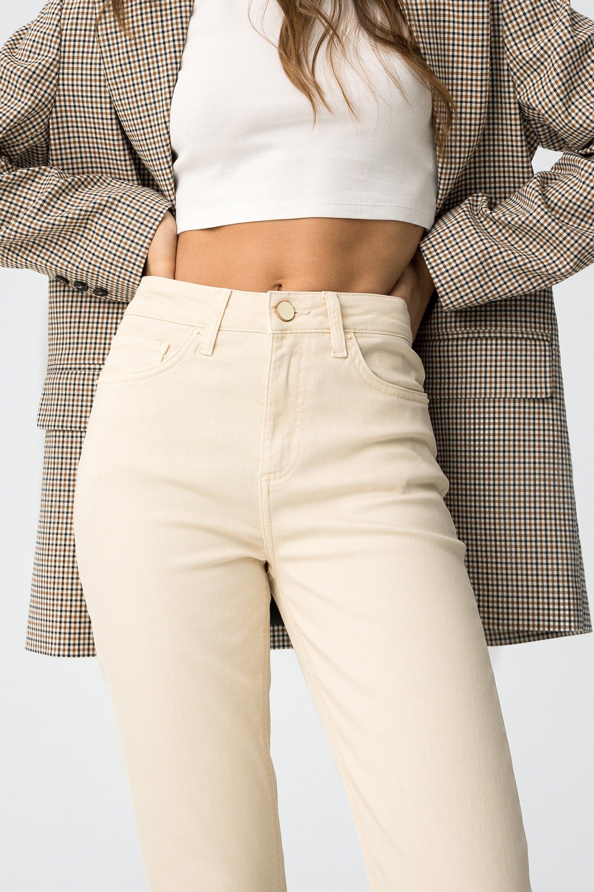 Jeans Megan Flare Beige