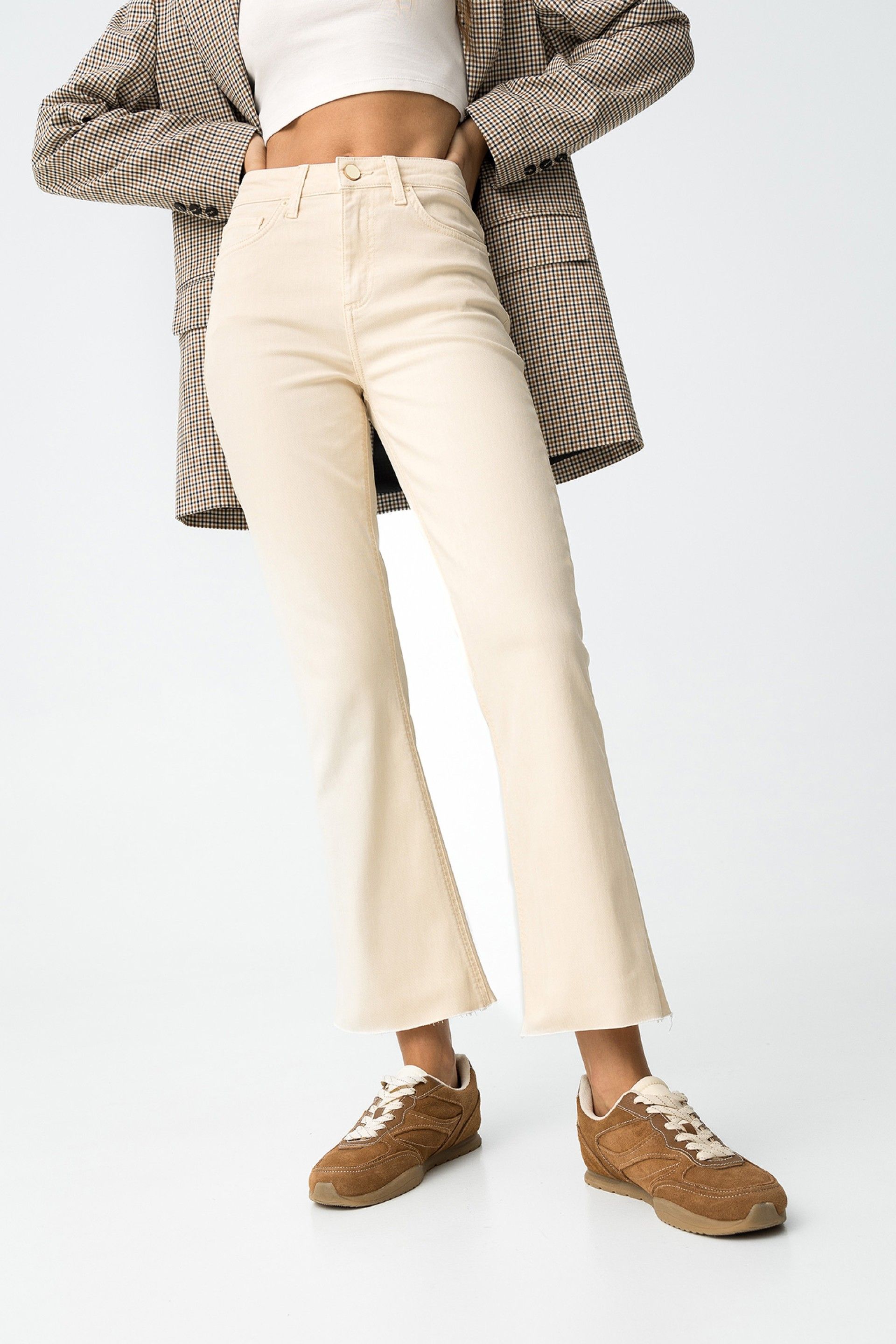 Jeans Megan Flare Beige