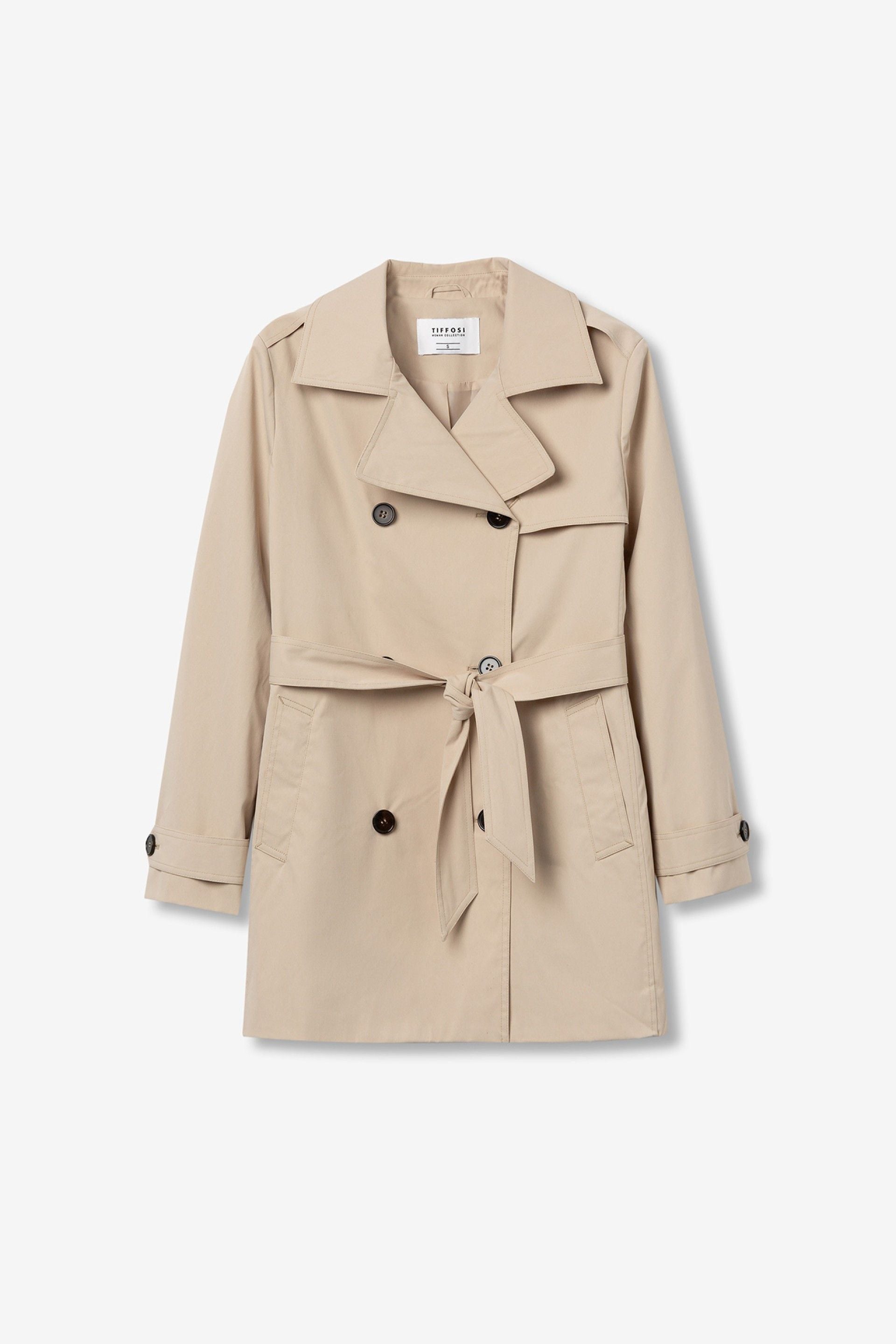 Gabardina Ganzi Beige