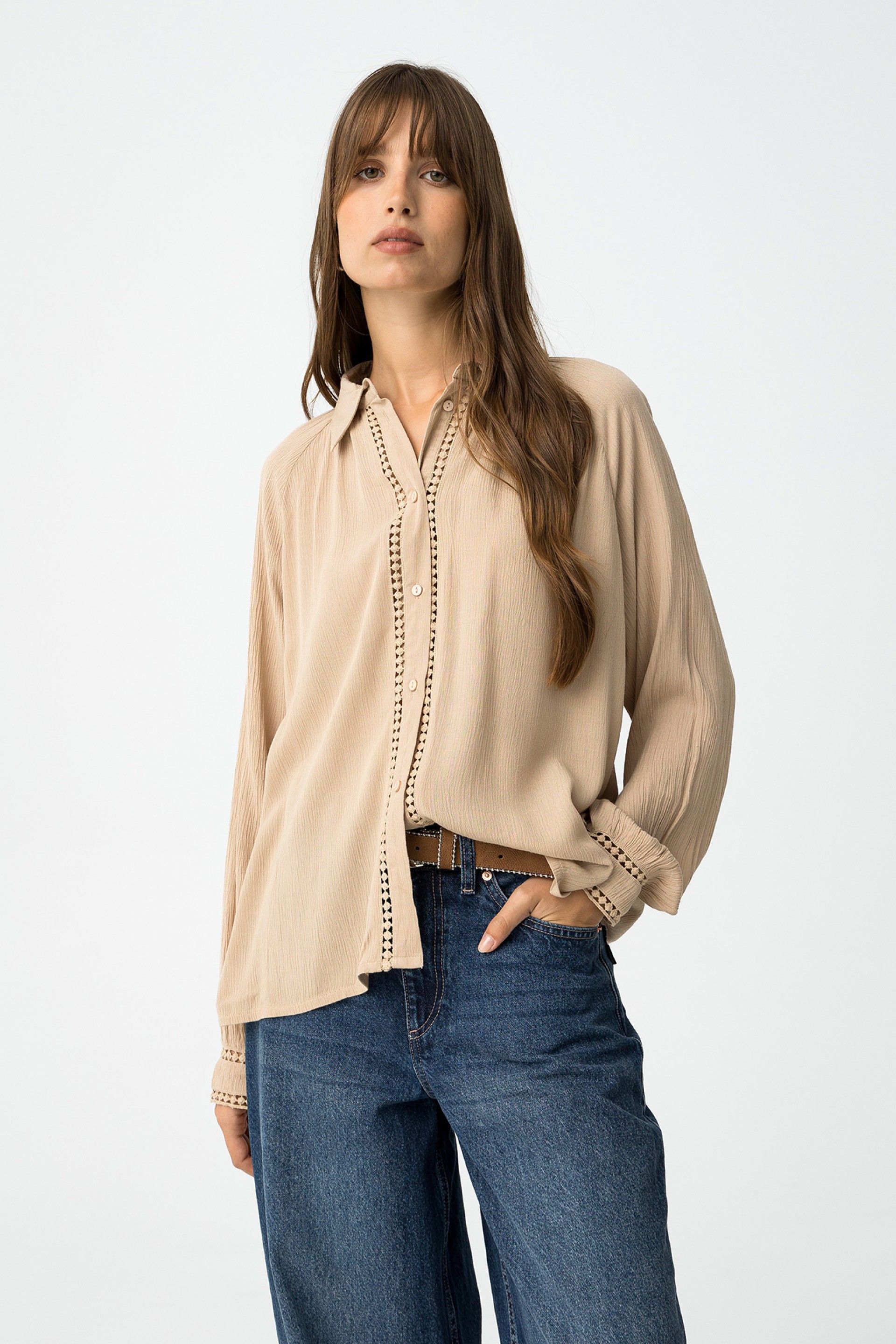 Camisa Zone Beige