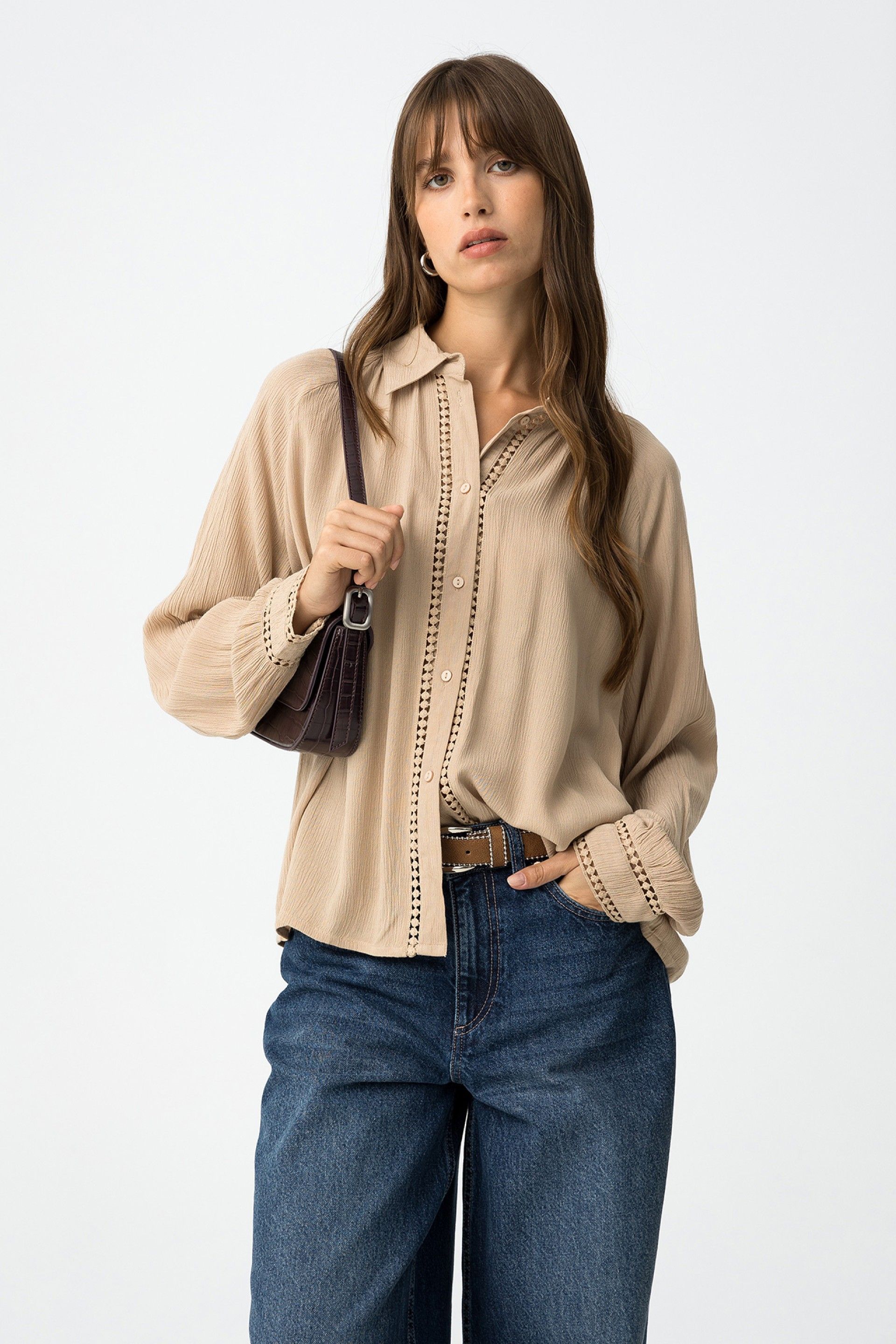 Camisa Zone Beige