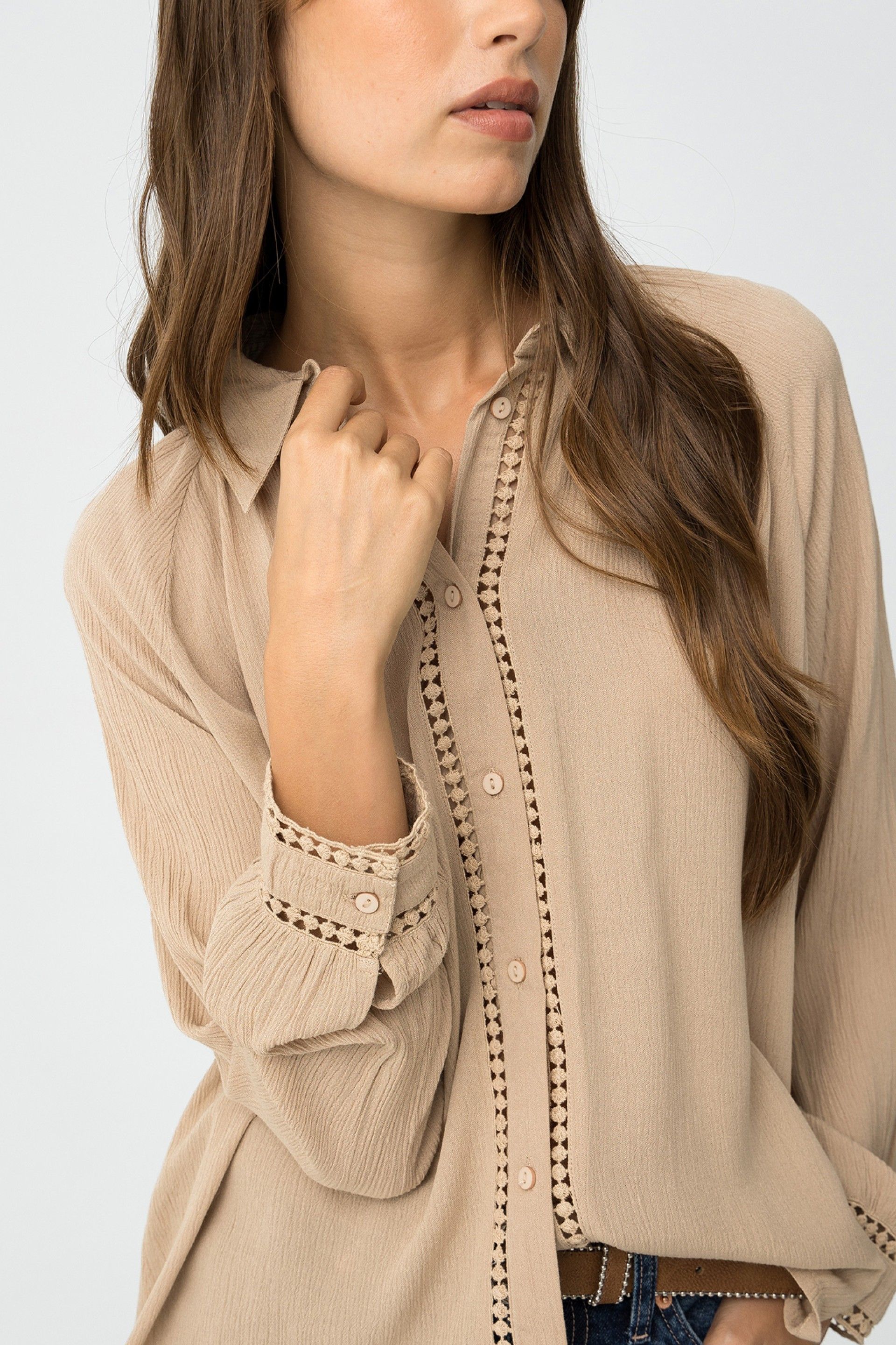 Camisa Zone Beige