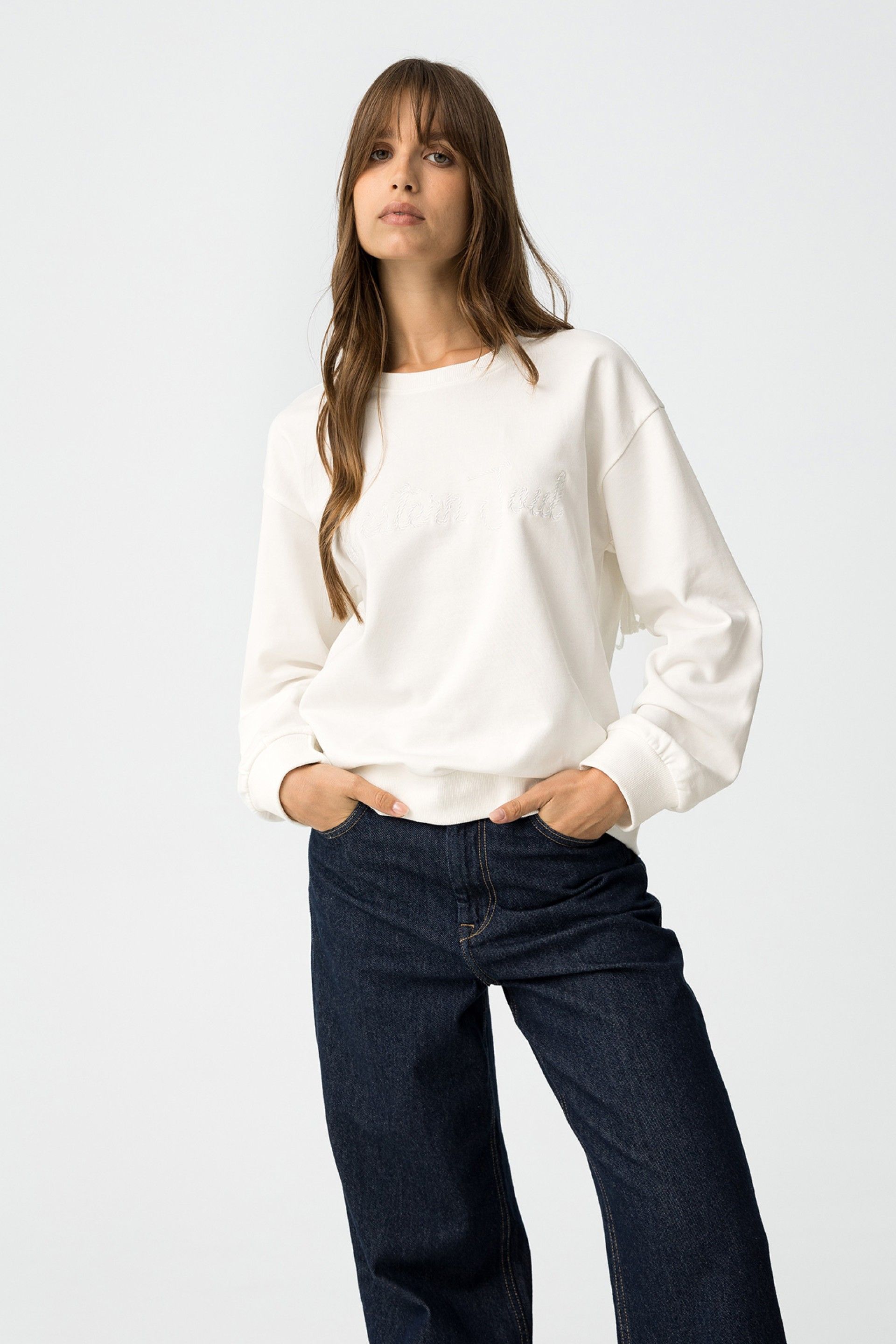 Sudadera Wester Blanca