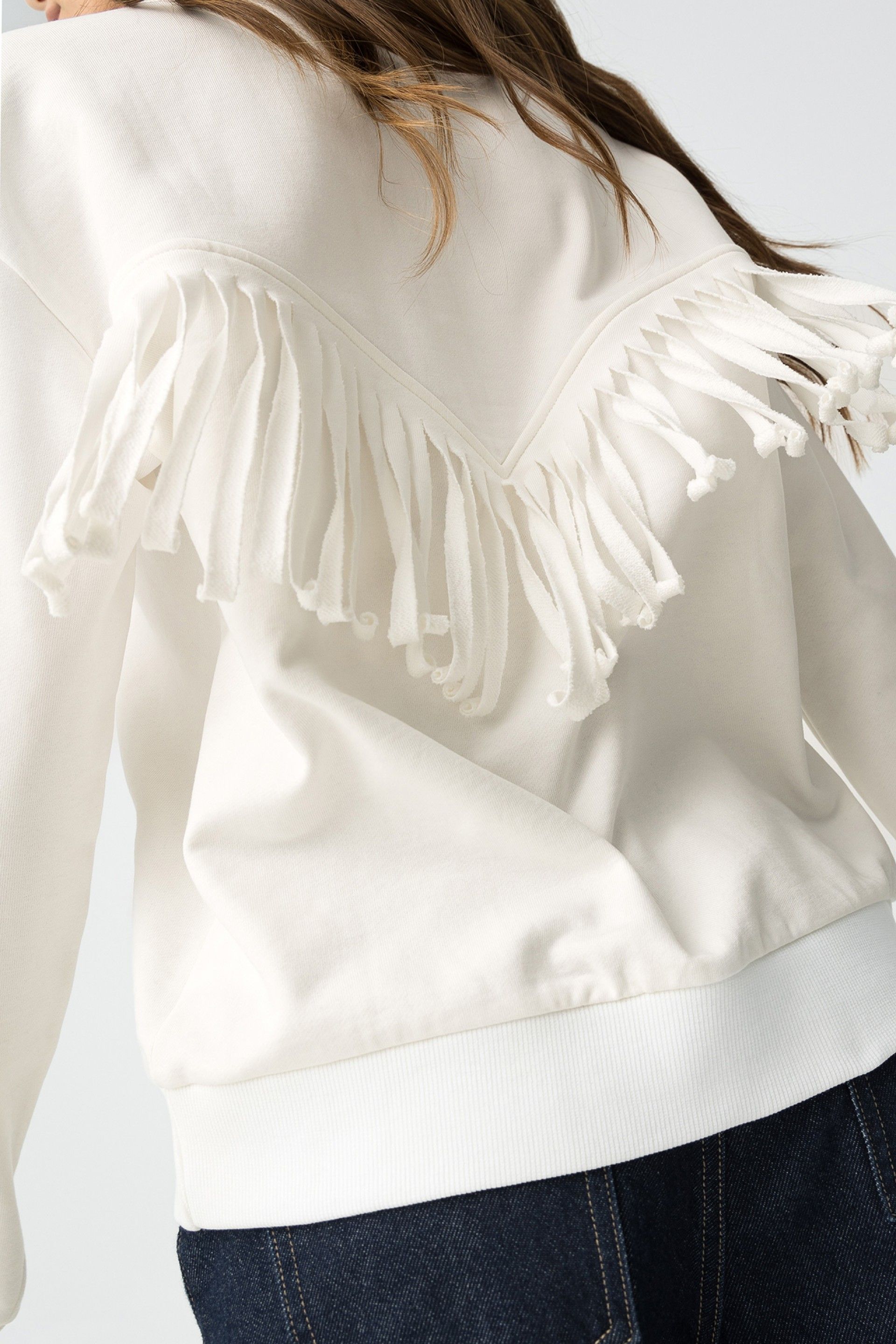 Sudadera Wester Blanca
