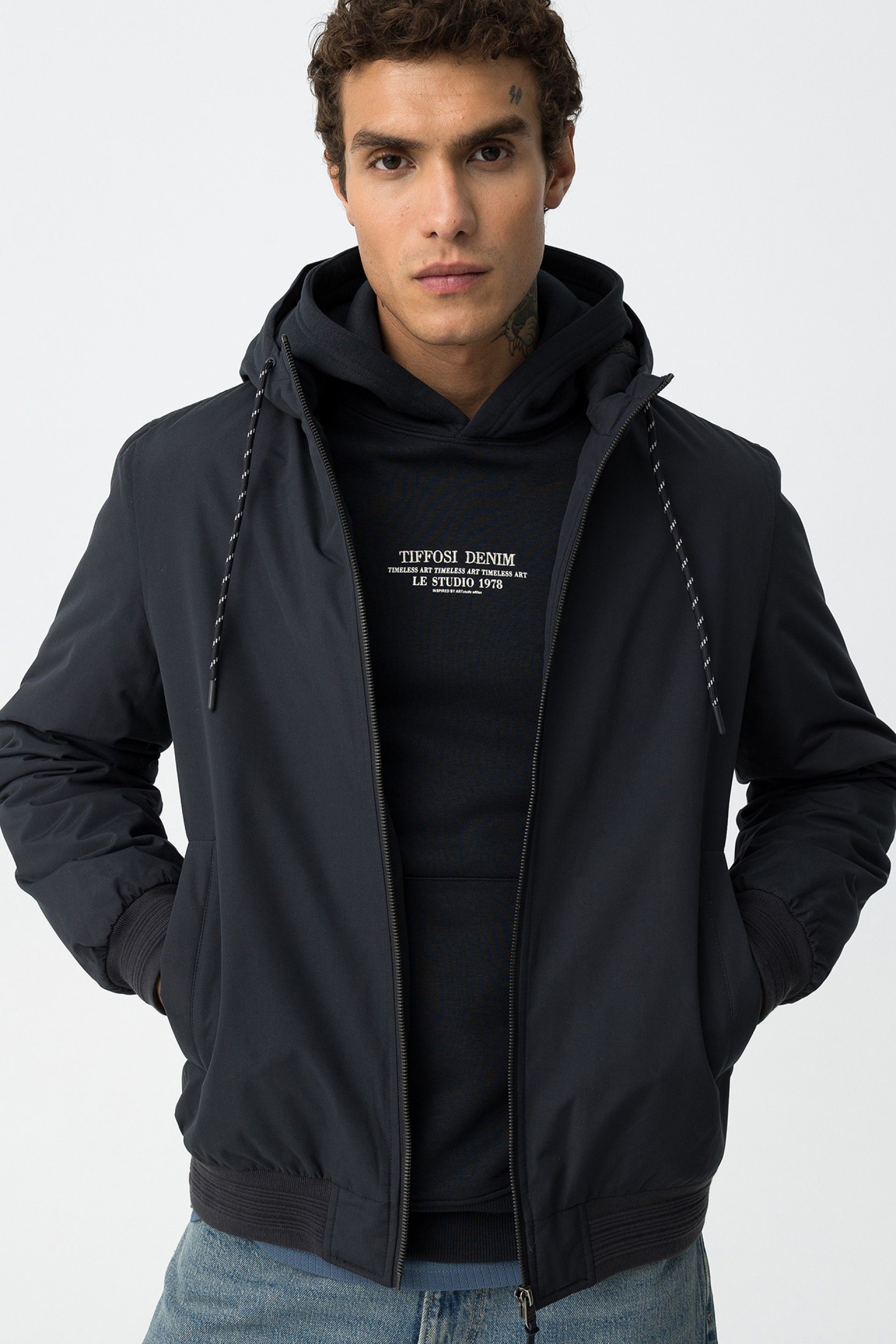 Chaqueta Belcher Marino