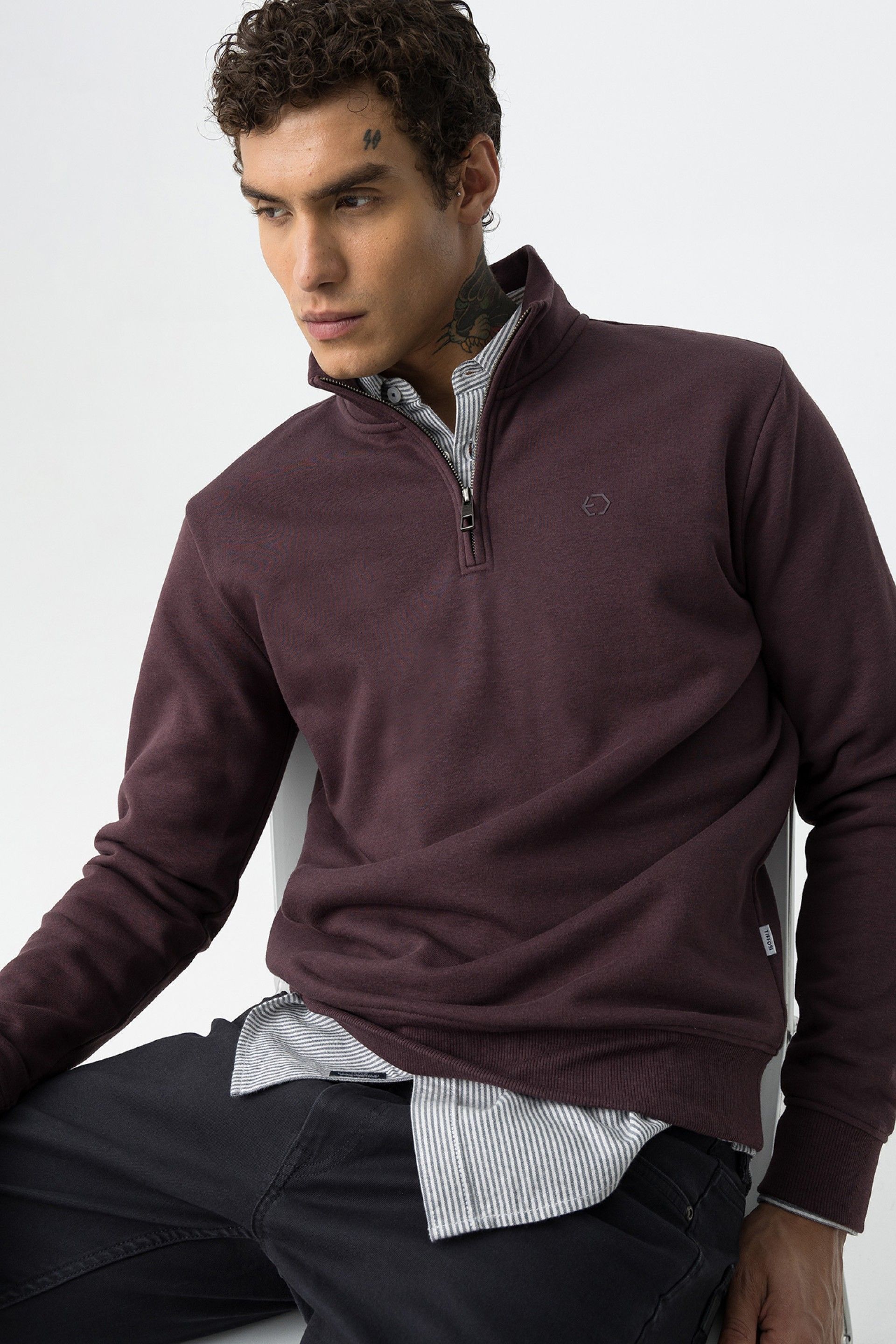 Sudadera Jamir Burdeos