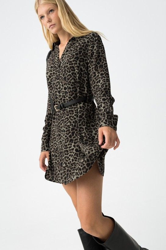 Vestido Leopardo + Cinturón