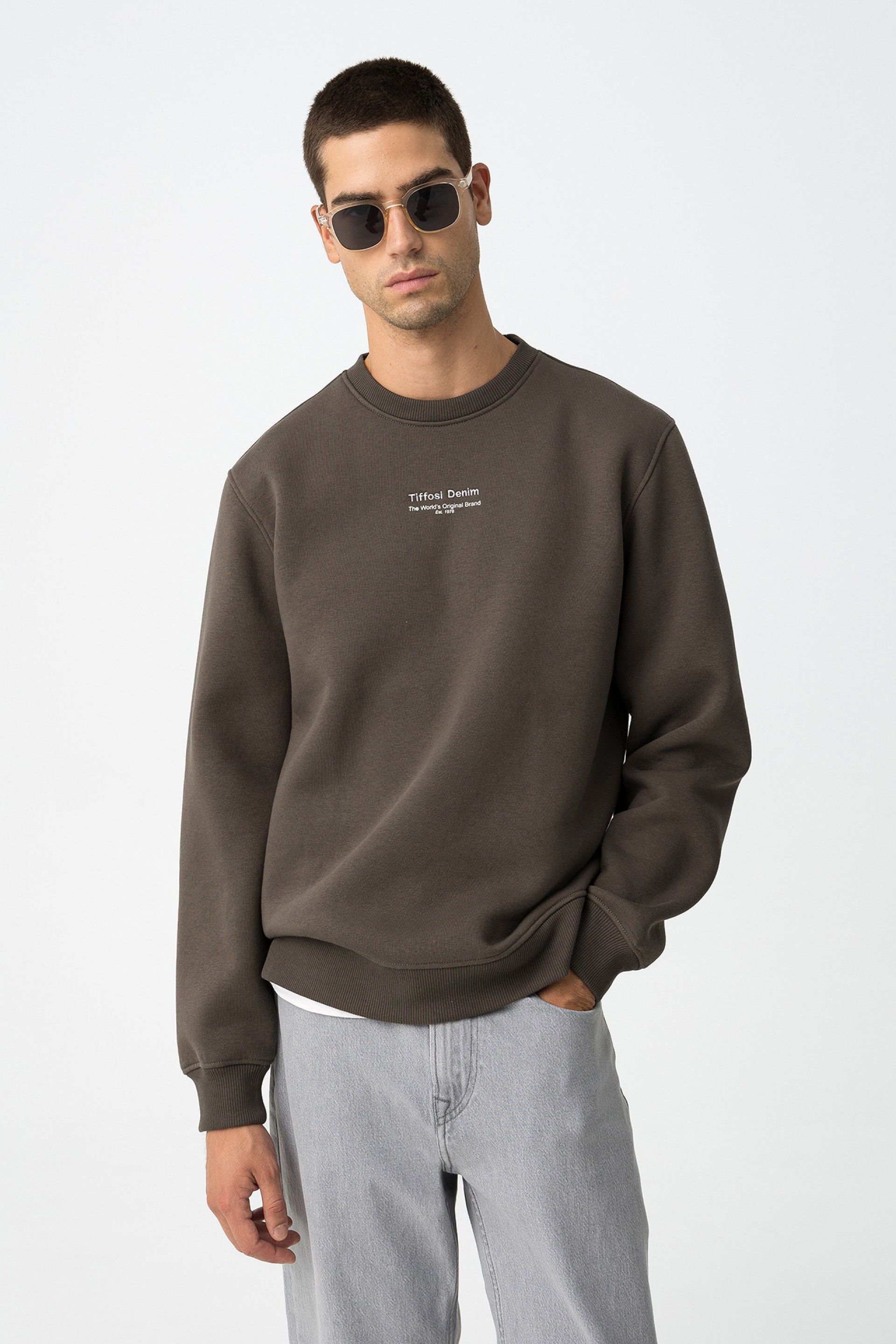 Sudadera Len Marrón