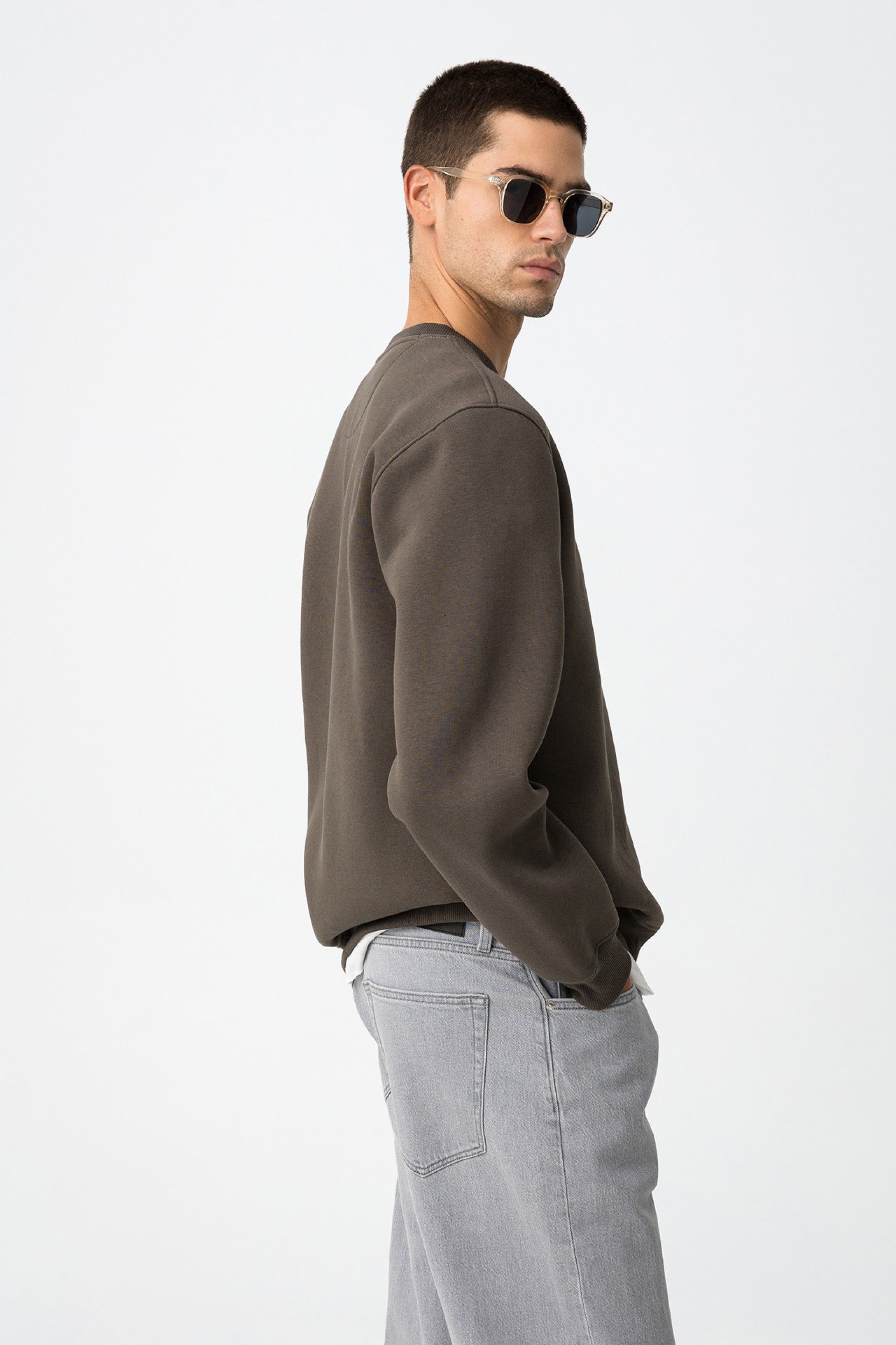 Sudadera Len Marrón