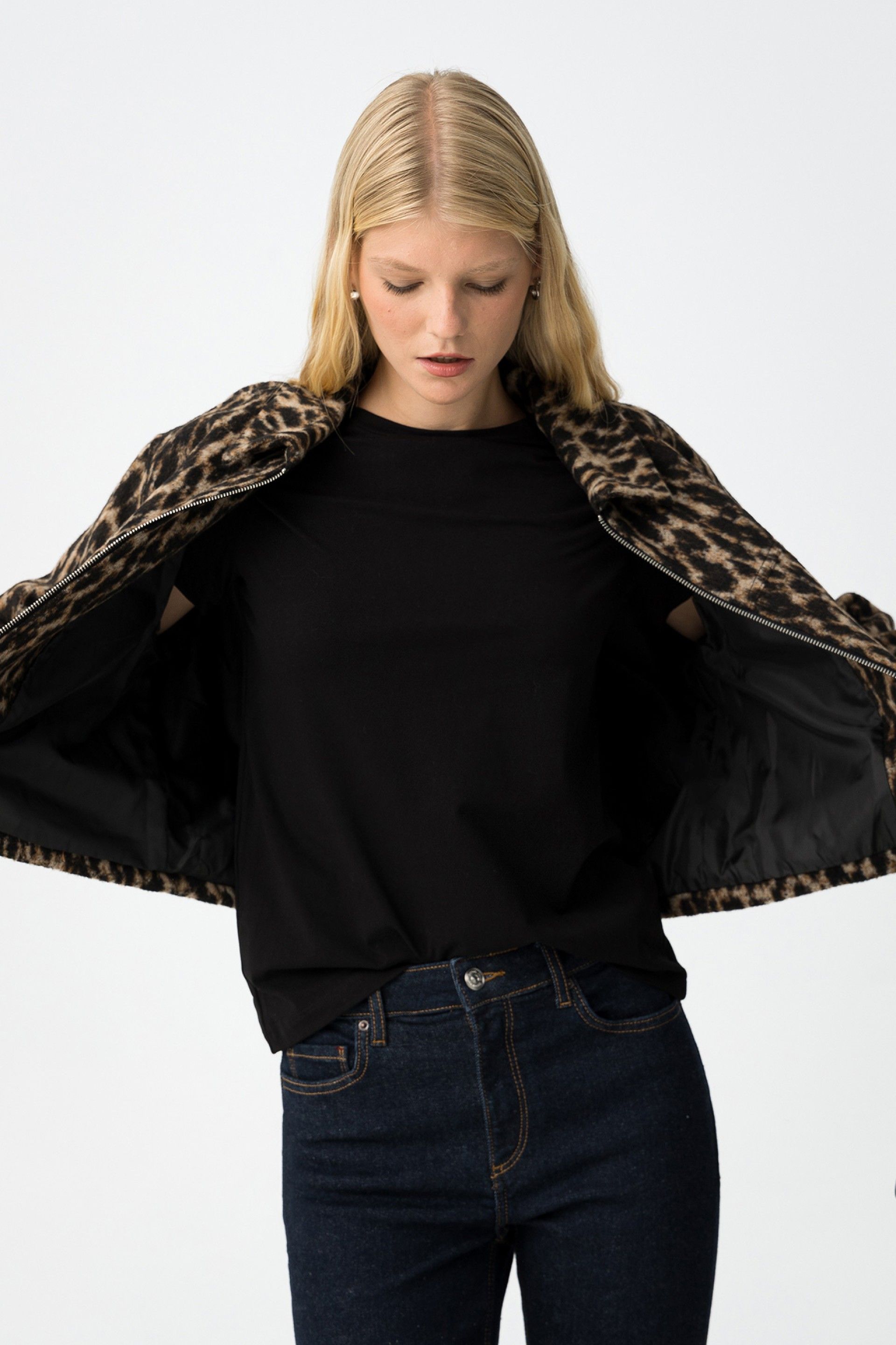 Cazadora Rizz Leopardo