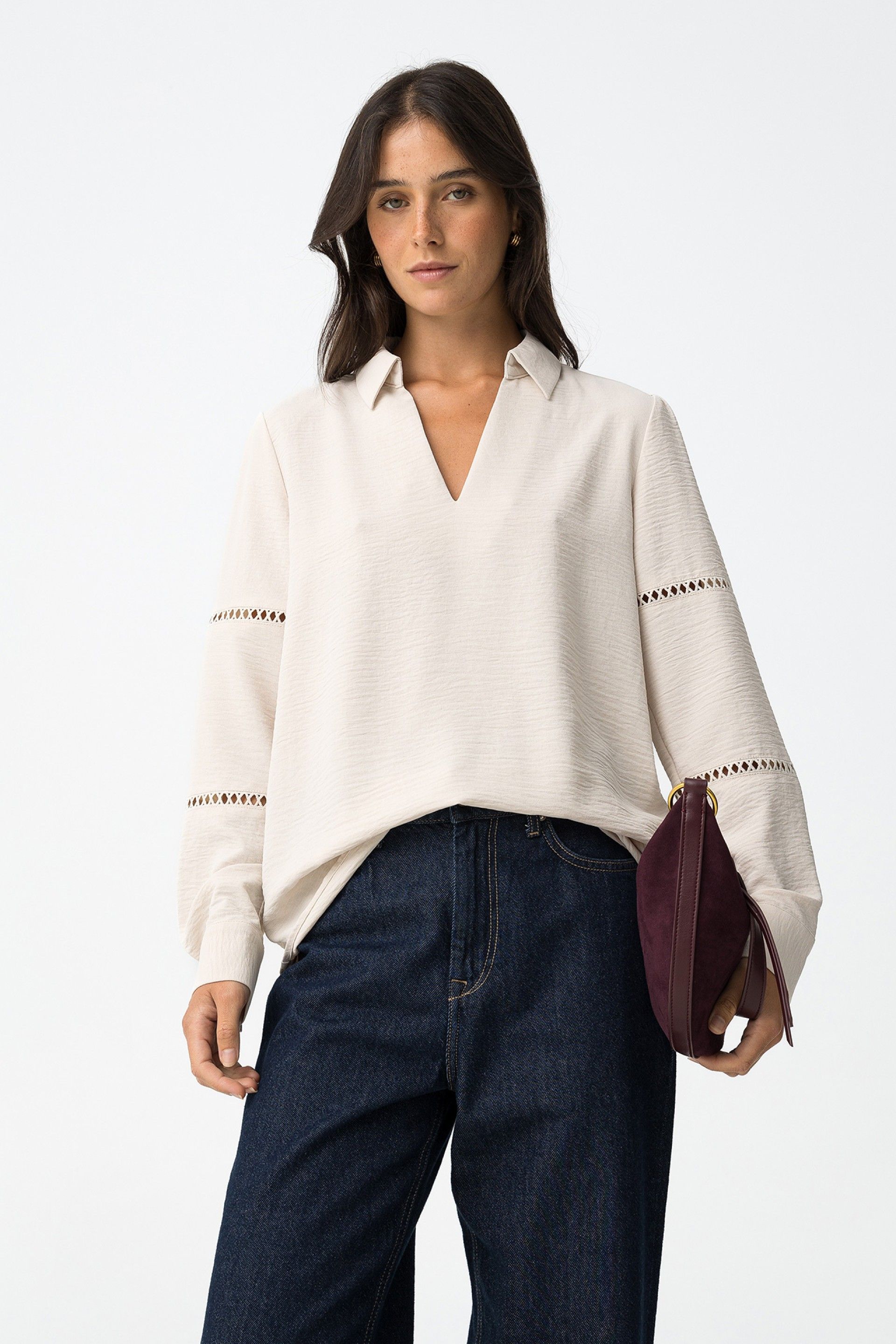 Blusa Gana Beige