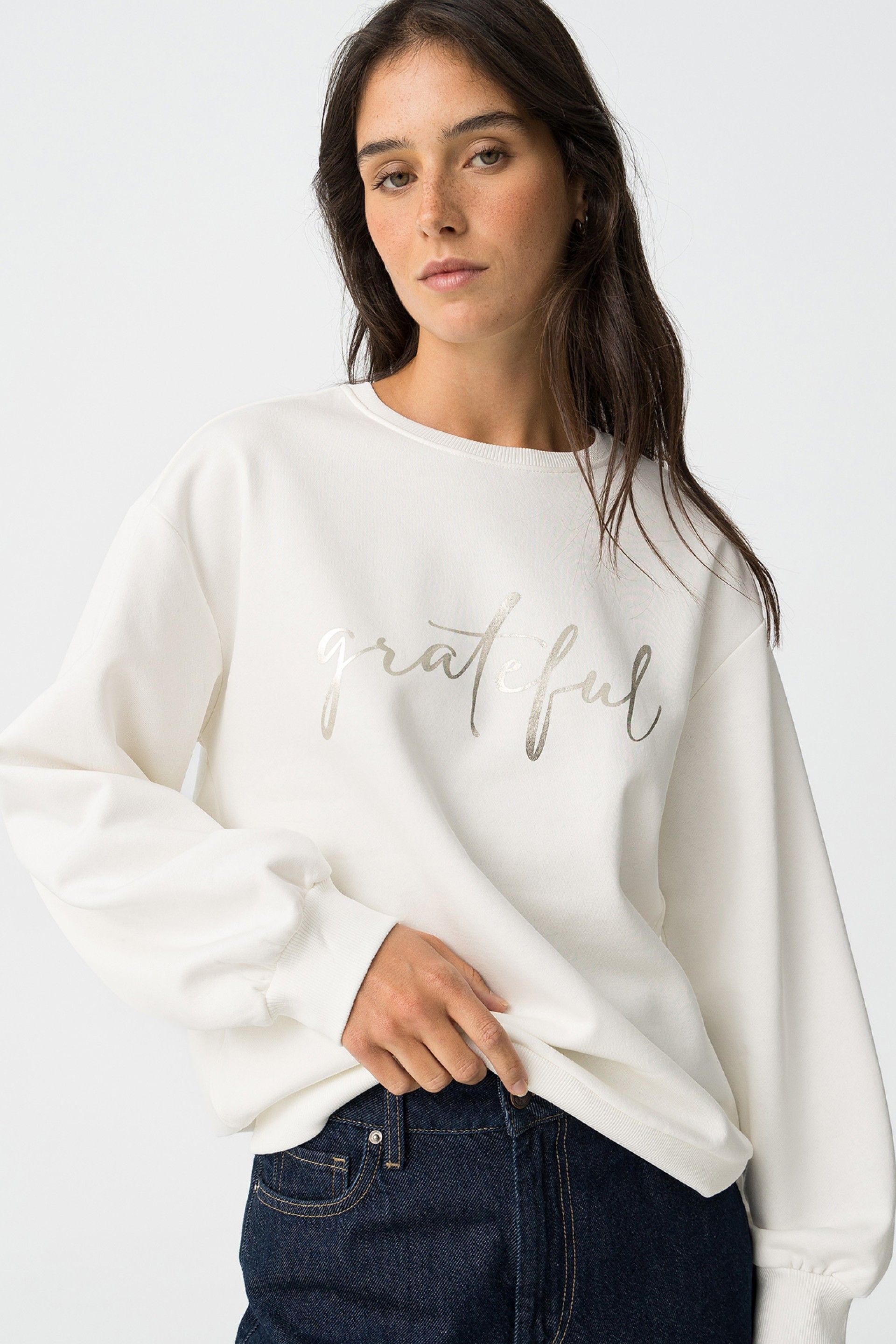 Sudadera Oceanic Blanca