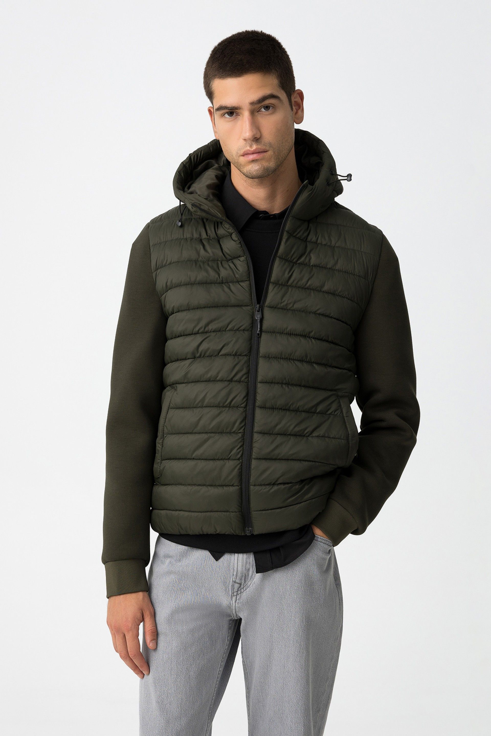 Chaqueta Plumas Blank Verde