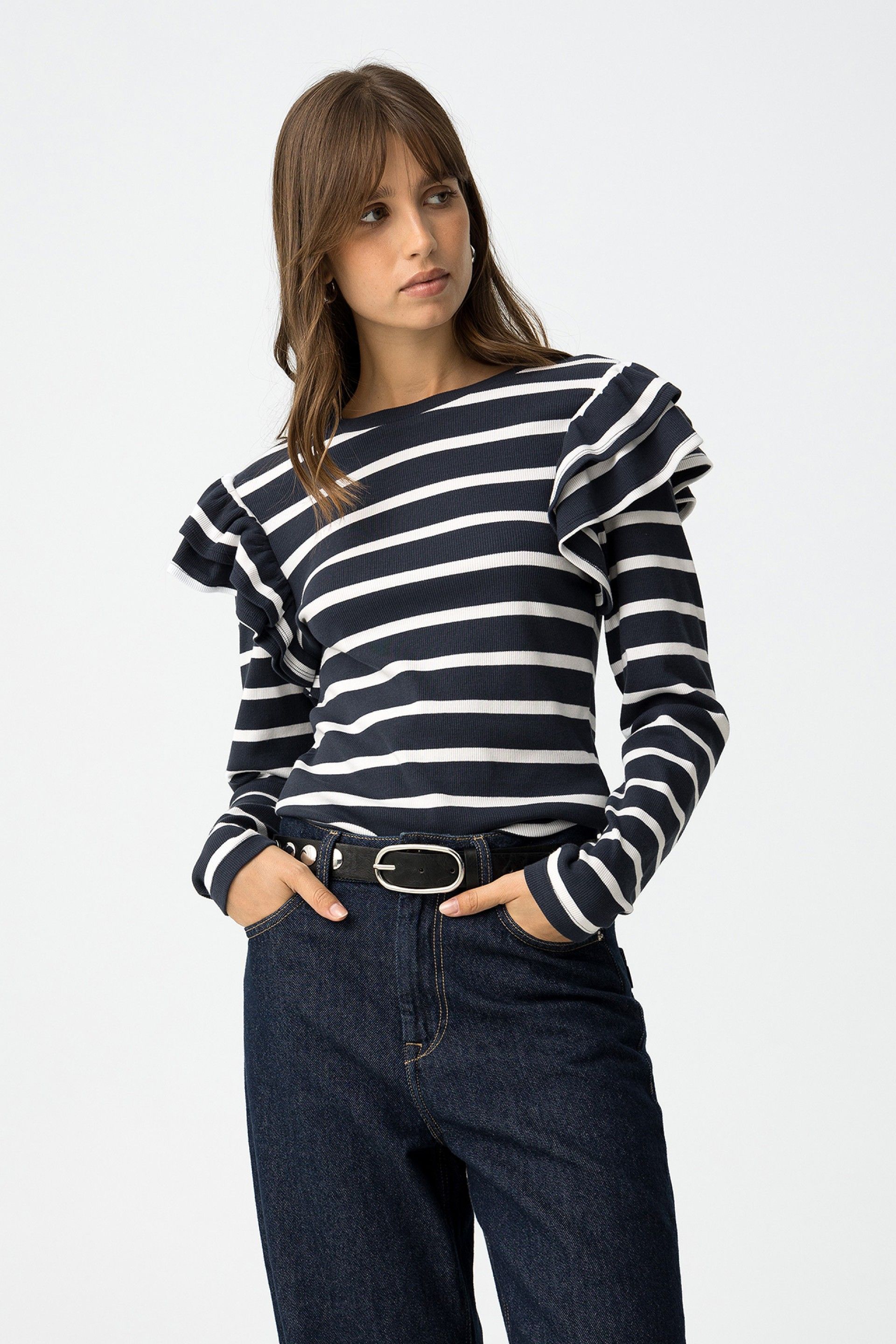 Camiseta Charlie Rayas Marino