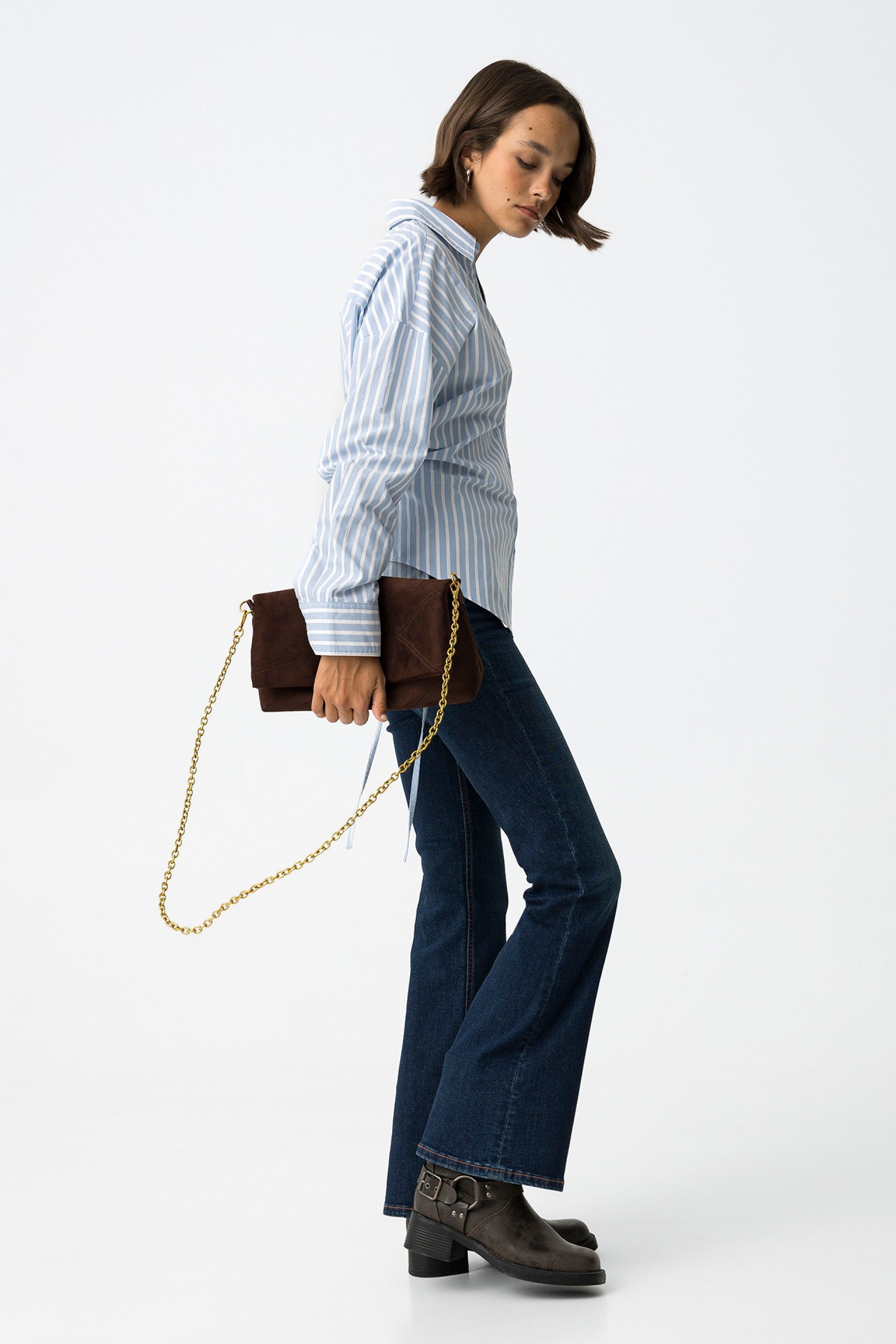 Jeans Flare Zoe64 Oscuro