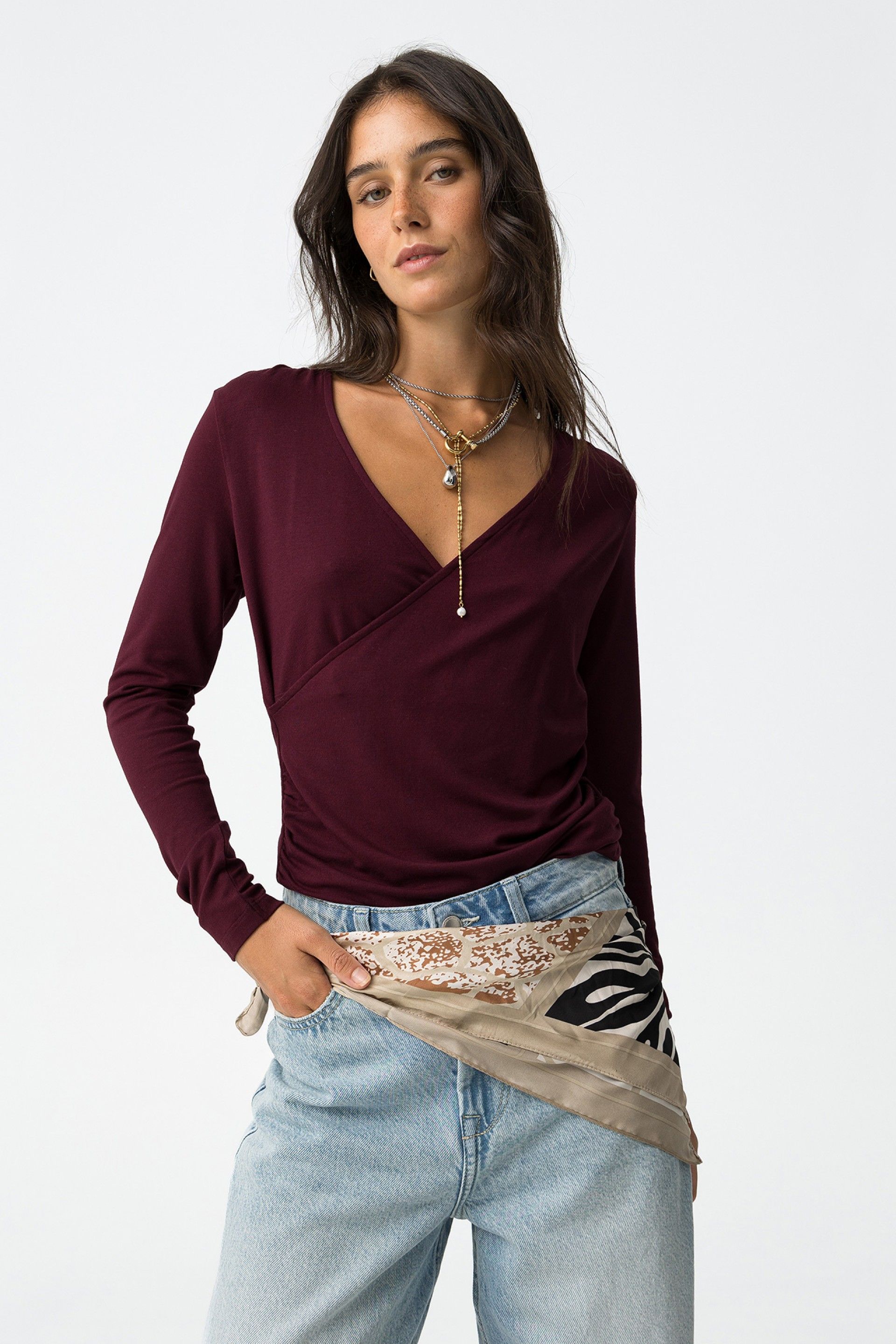 Camiseta Benedict Burdeos