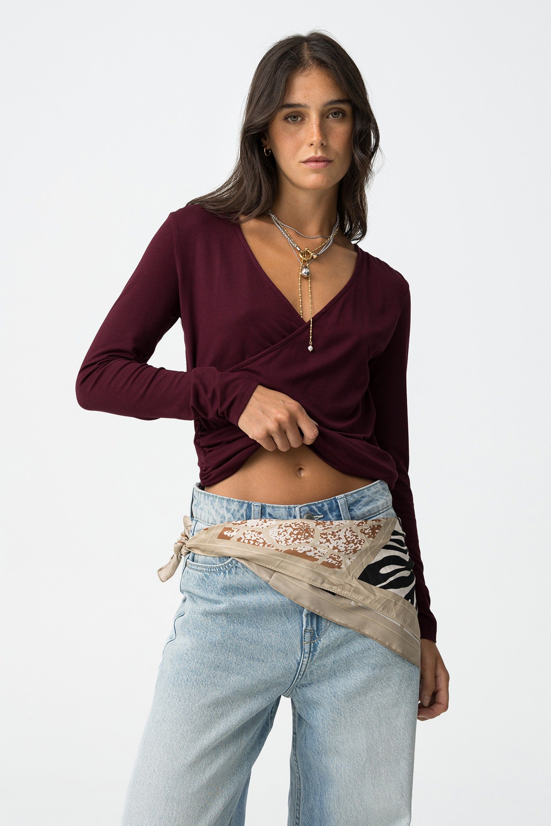 Camiseta Benedict Burdeos