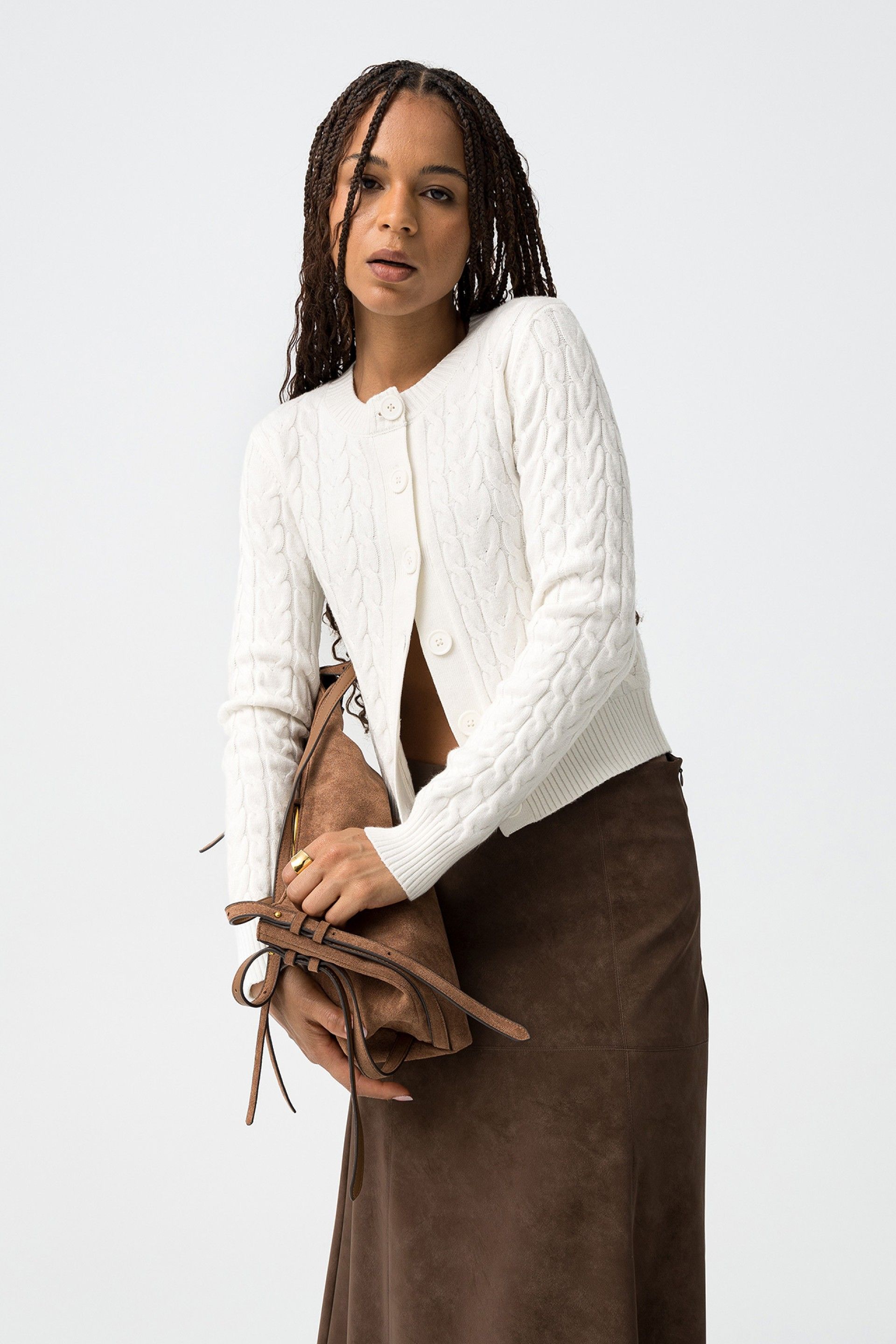 Cárdigan Limnoria Blanco