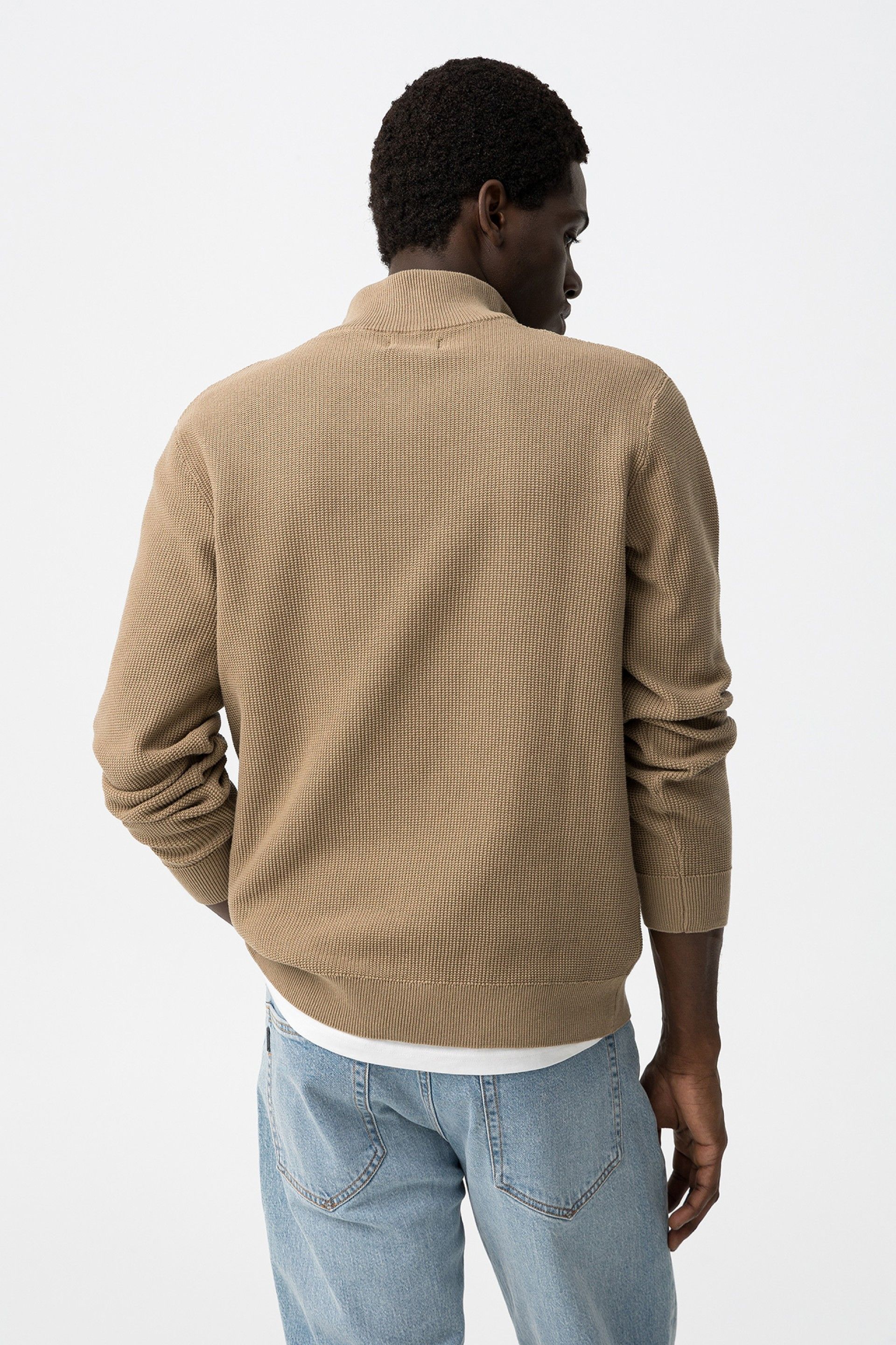 Jersey cremallera Golias Beige