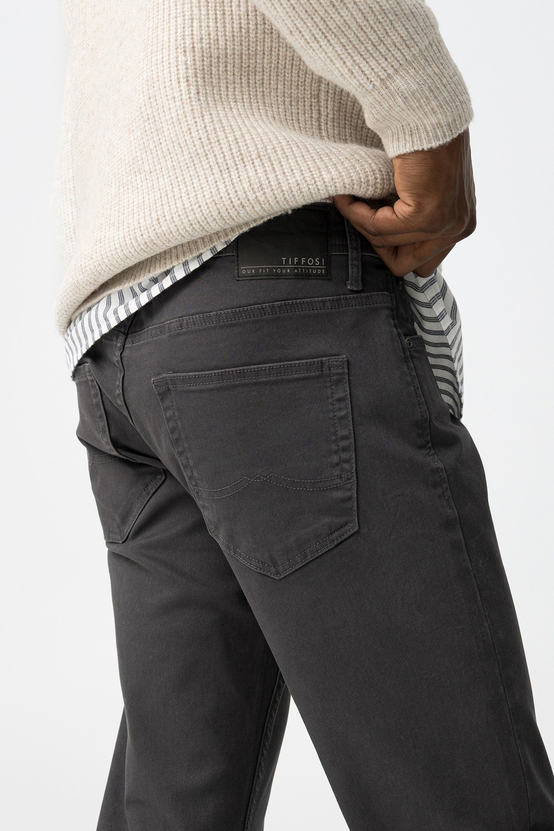 Jeans Leo Gris Oscuro