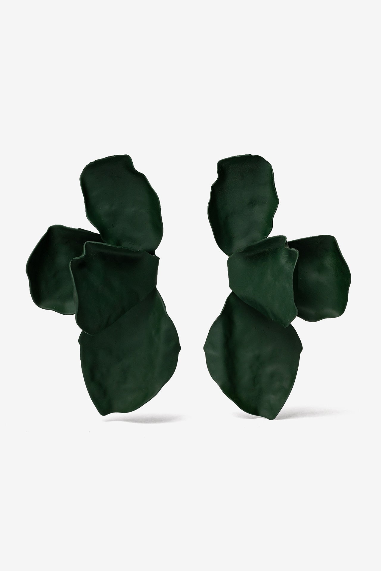 Pendientes Pétalo Verde 9113