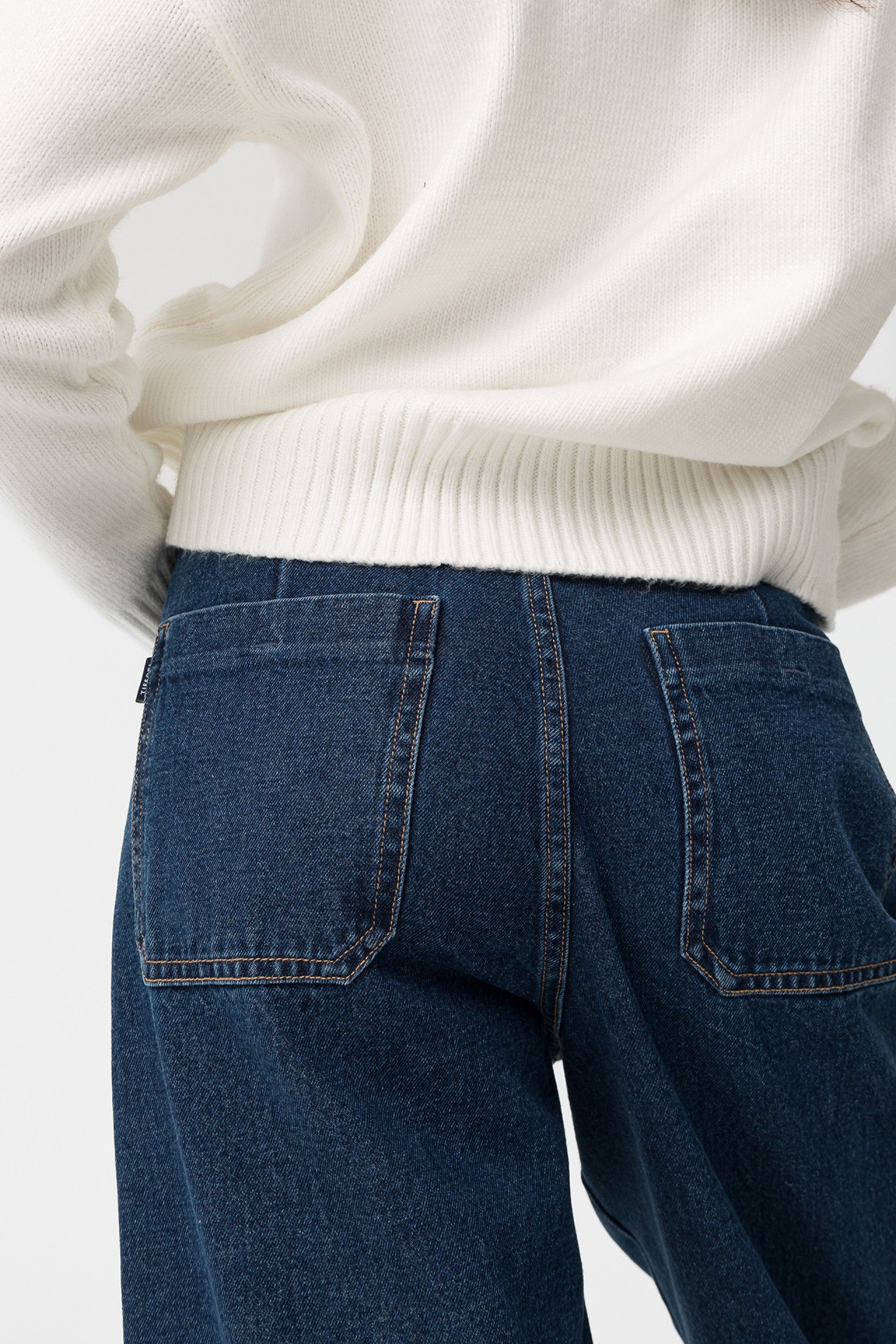 Jeans Phoebe Oscuro + Cinturón