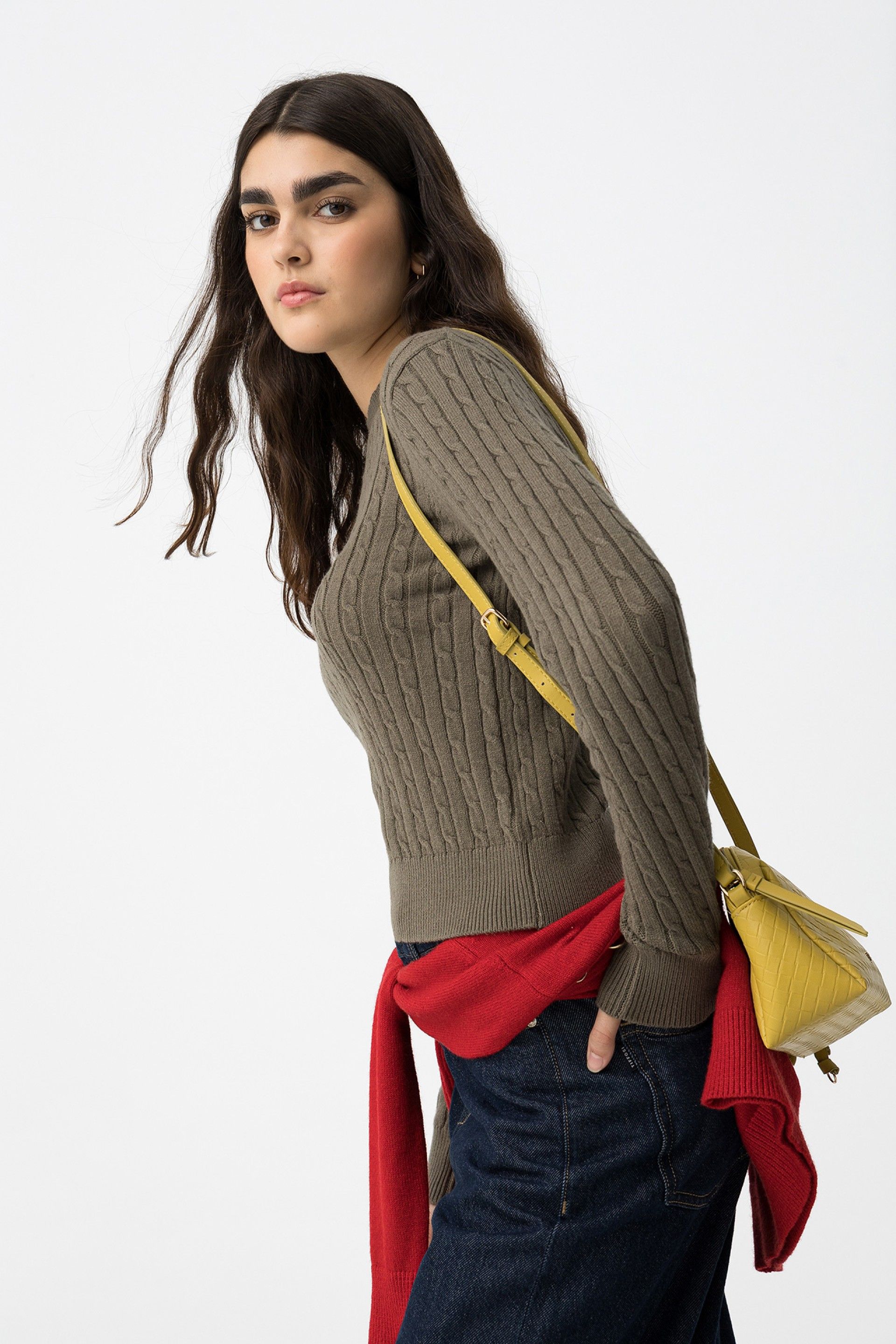 Jersey Trenzado Verde Eione